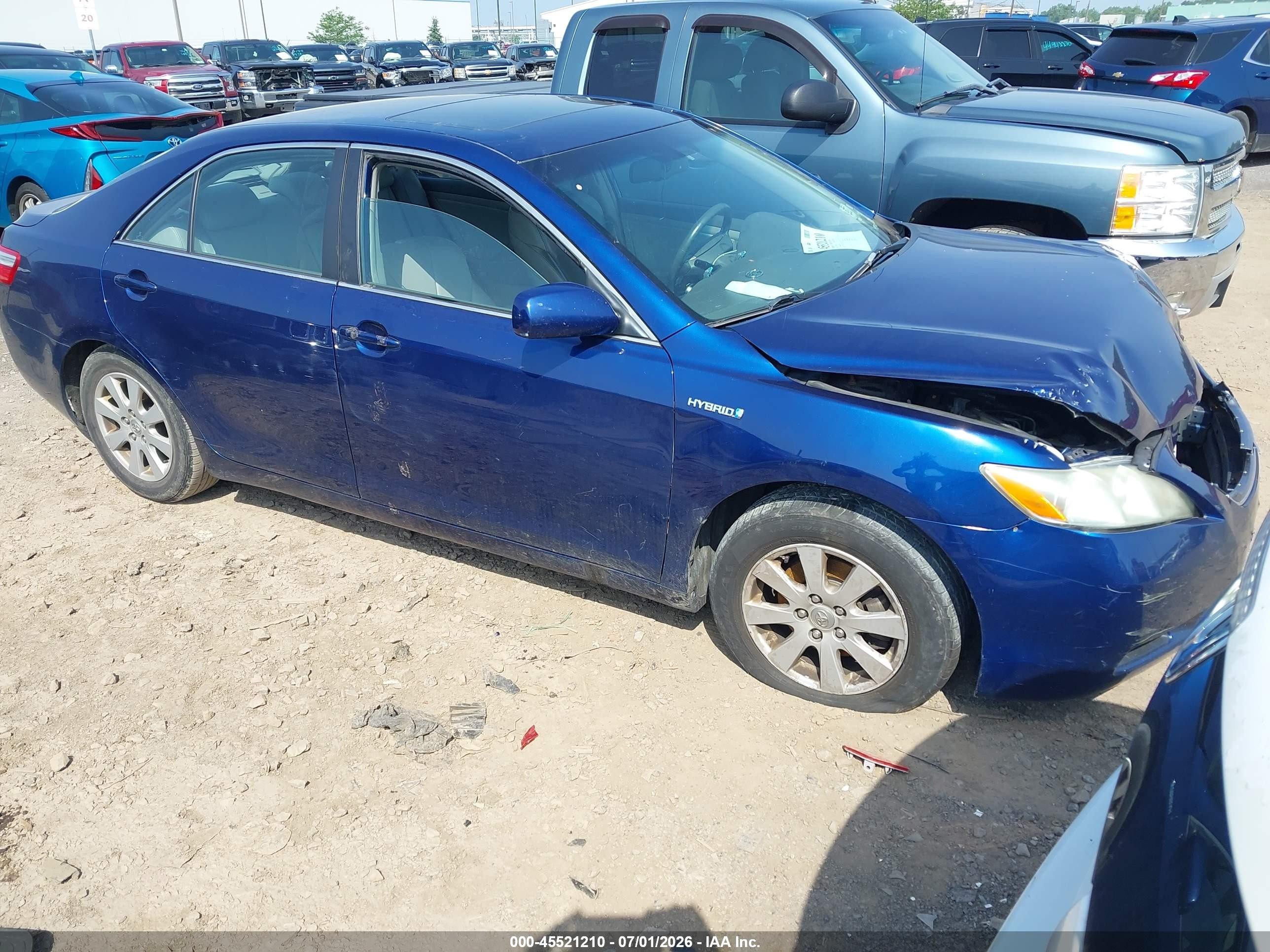 2009 Toyota Camry Hybrid   Blue vin: 4T1BB46K29U092605