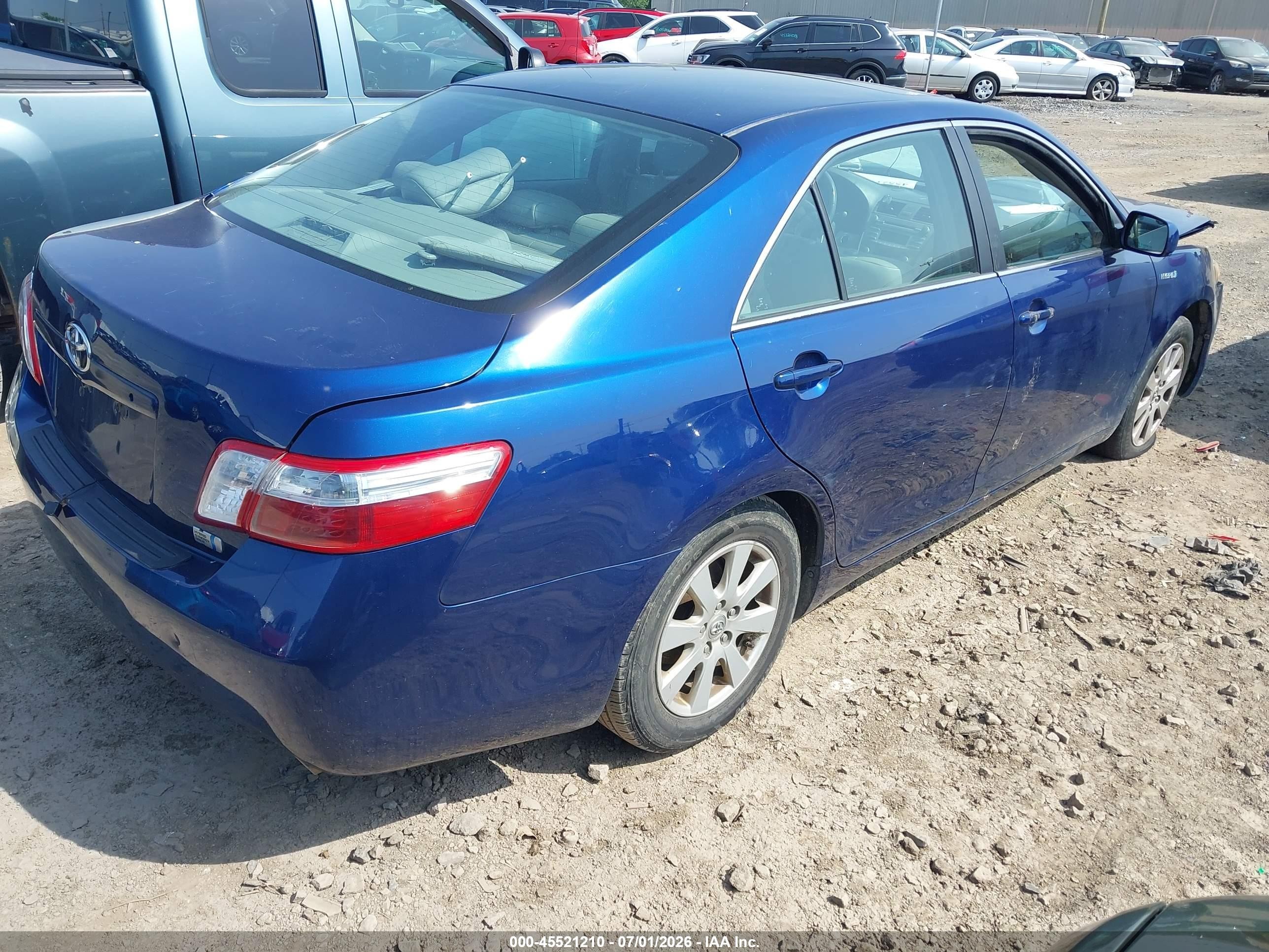 2009 Toyota Camry Hybrid   Blue vin: 4T1BB46K29U092605
