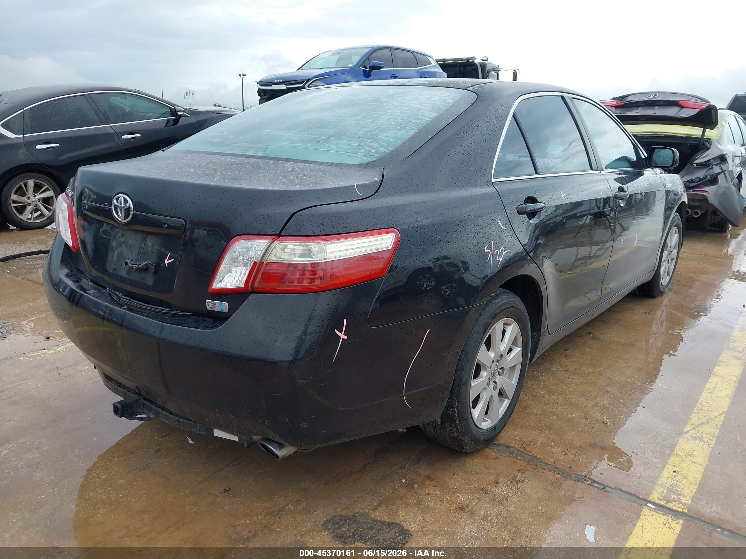 2009 Toyota Camry Hybrid   Black vin: 4T1BB46K29U096198