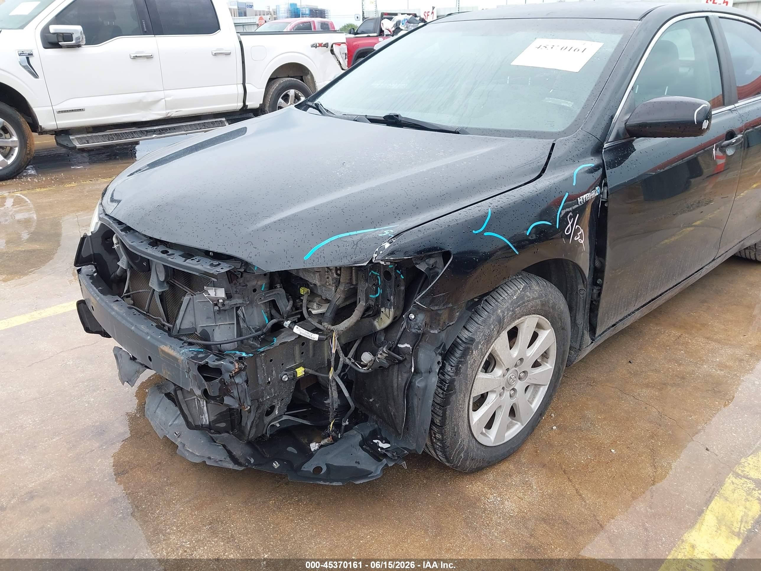 2009 Toyota Camry Hybrid   Black vin: 4T1BB46K29U096198