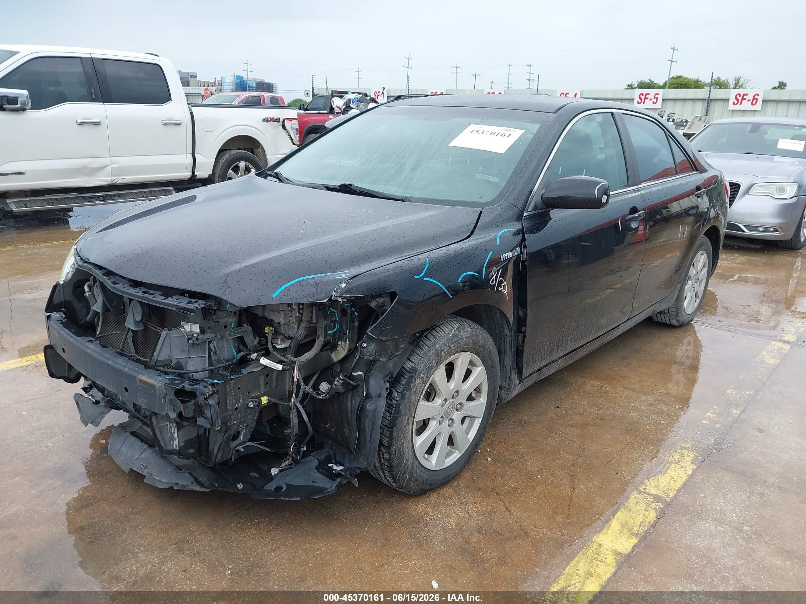 2009 Toyota Camry Hybrid   Black vin: 4T1BB46K29U096198