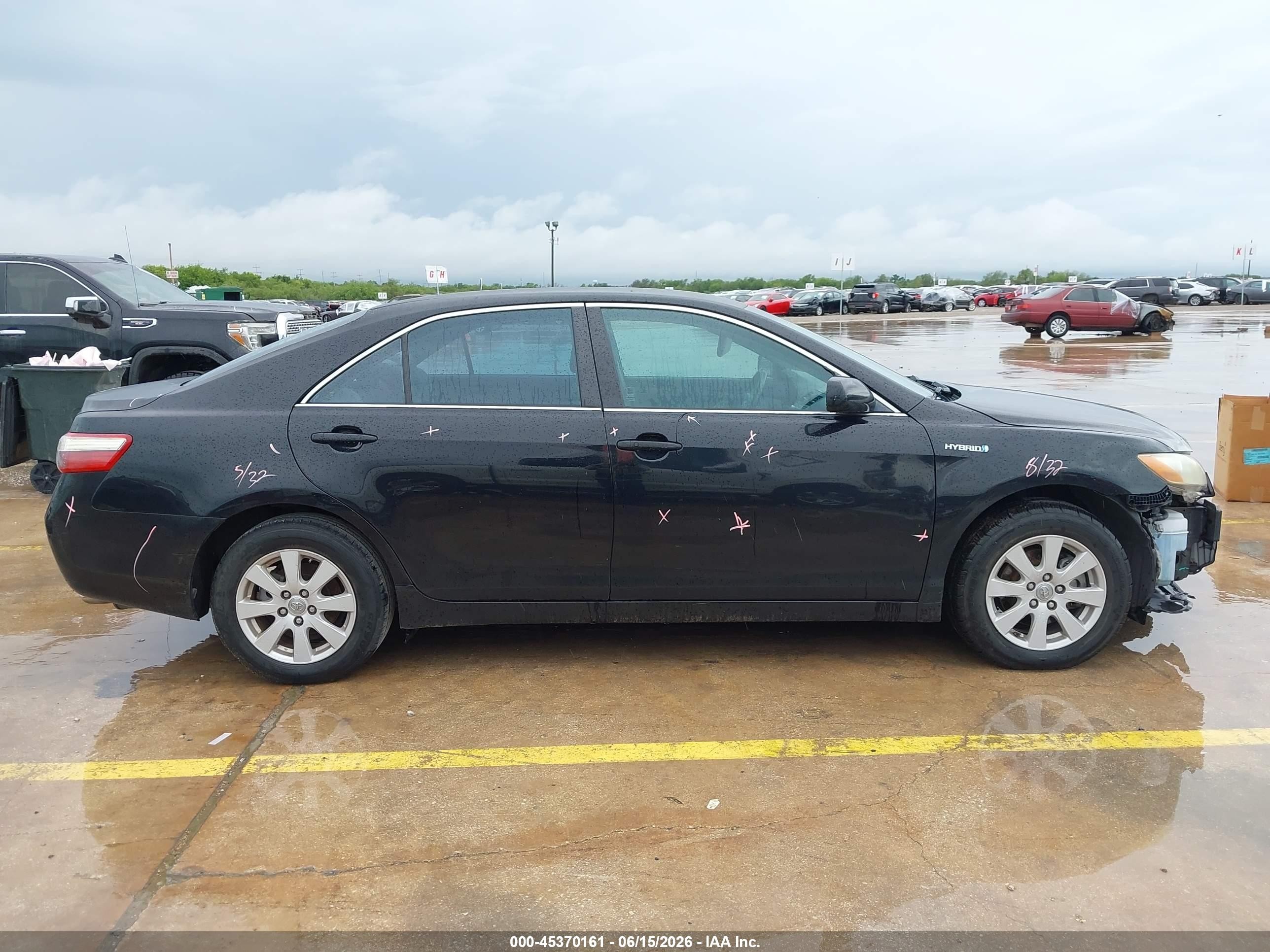 2009 Toyota Camry Hybrid   Black vin: 4T1BB46K29U096198