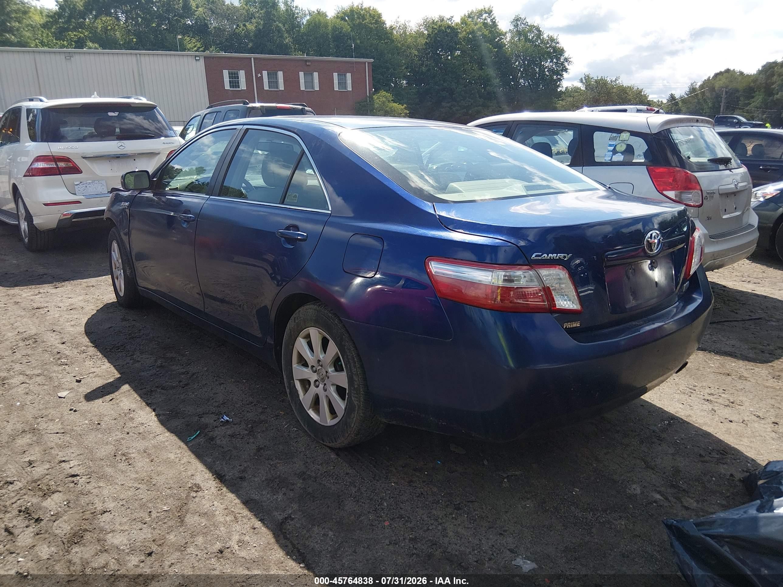 2009 Toyota Camry Hybrid   Blue vin: 4T1BB46K29U097397