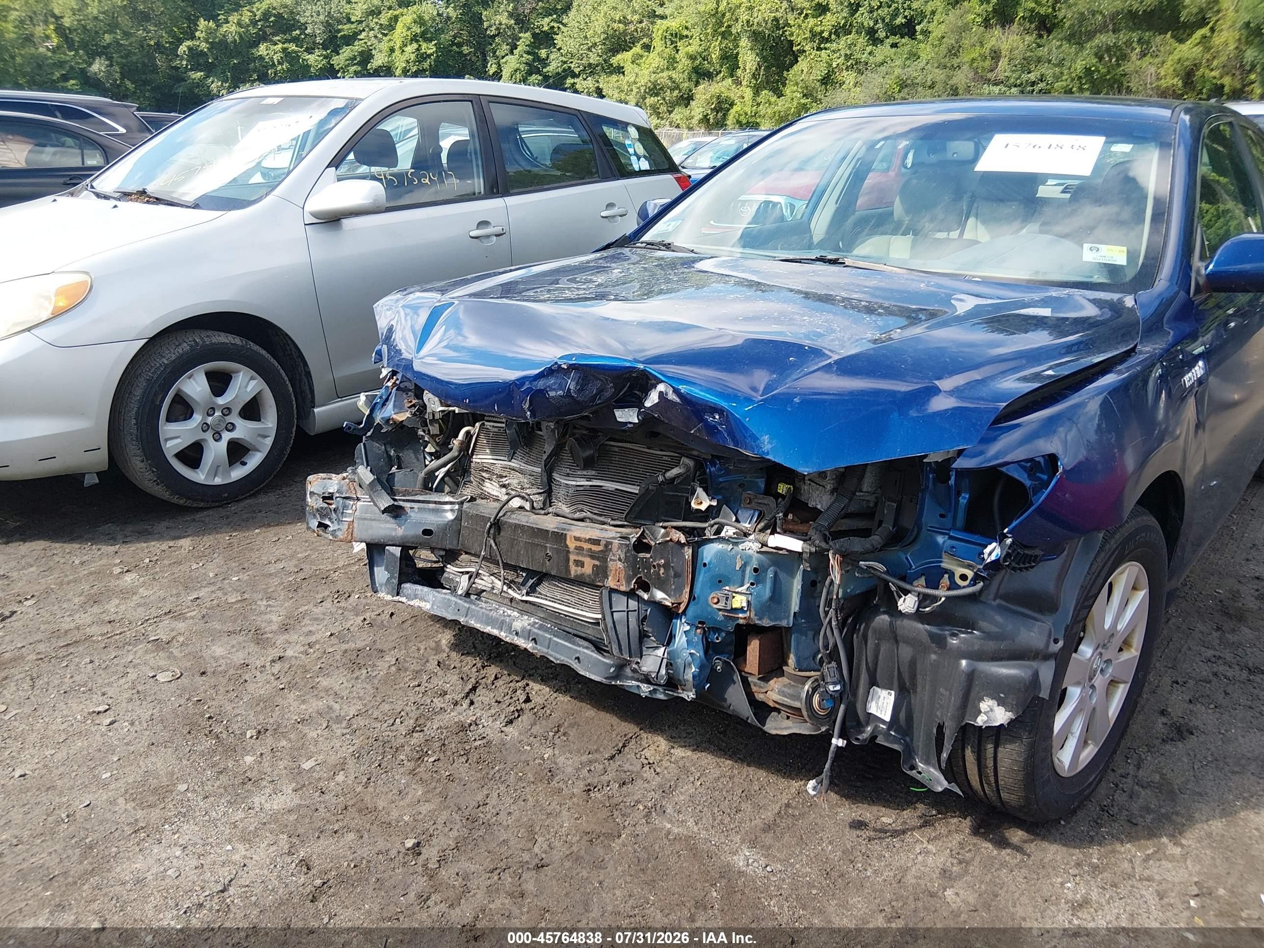 2009 Toyota Camry Hybrid   Blue vin: 4T1BB46K29U097397
