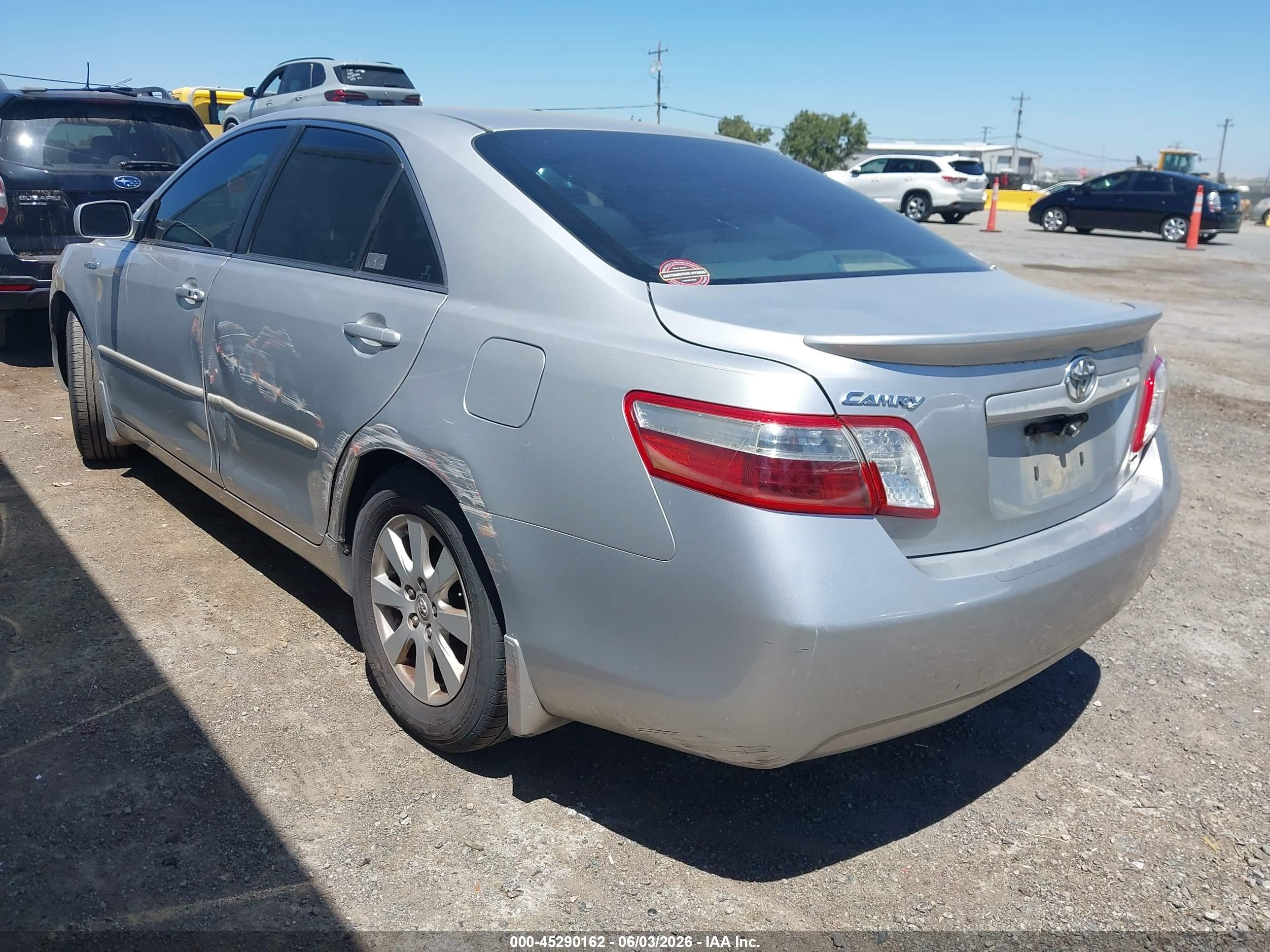 2009 Toyota Camry Hybrid   Серый vin: 4T1BB46K29U107149
