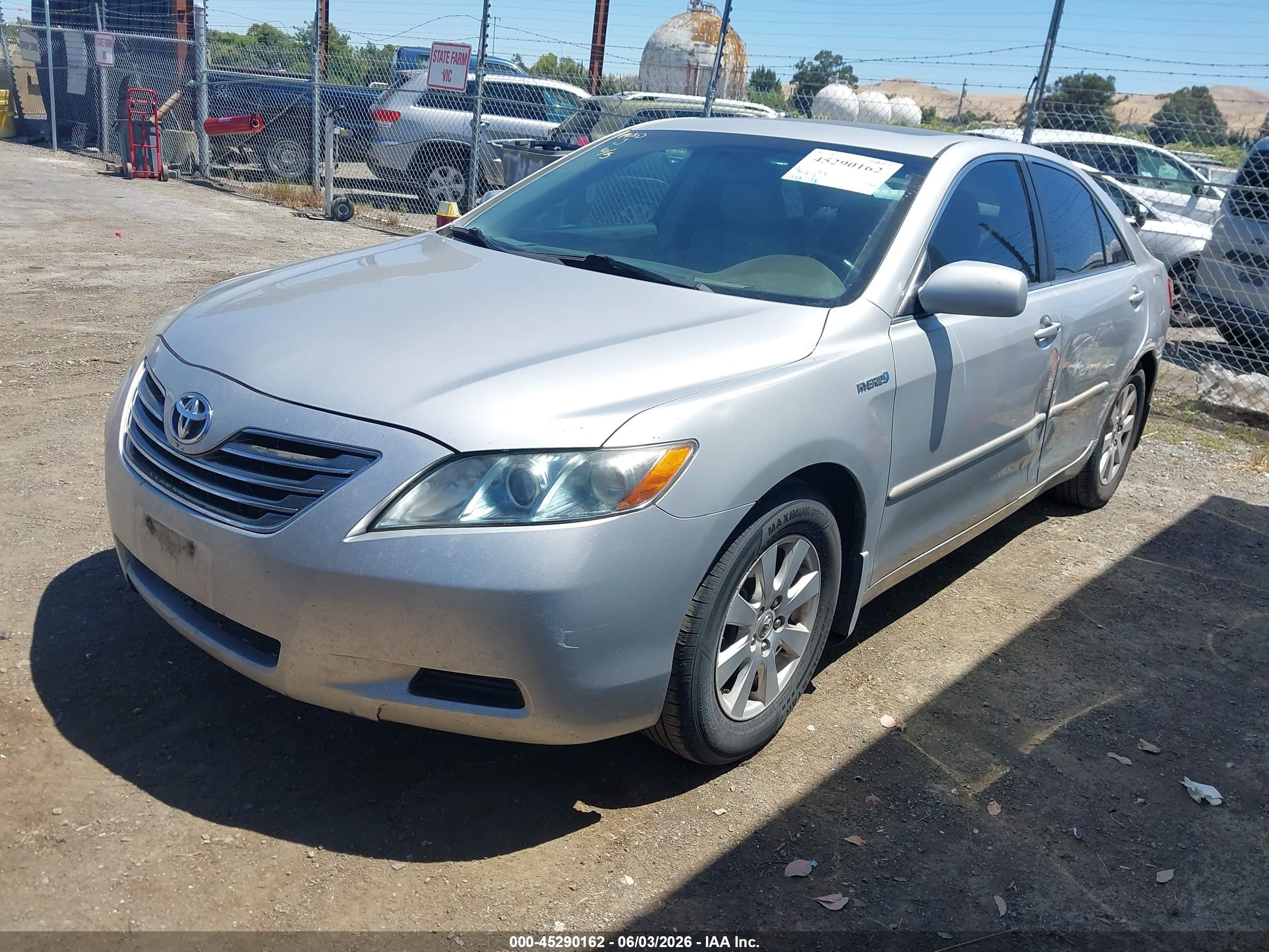 2009 Toyota Camry Hybrid   Серый vin: 4T1BB46K29U107149