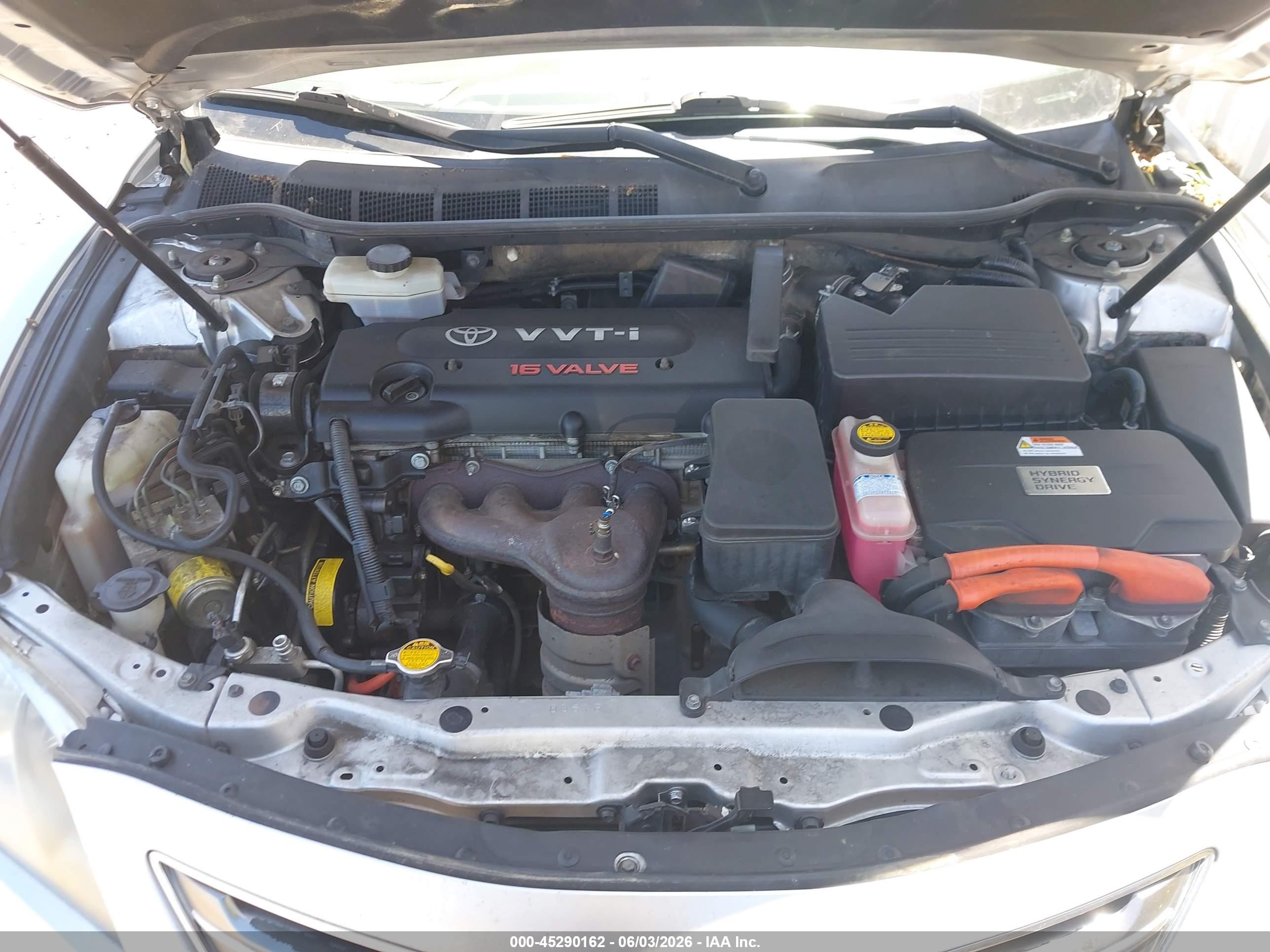 2009 Toyota Camry Hybrid   Серый vin: 4T1BB46K29U107149