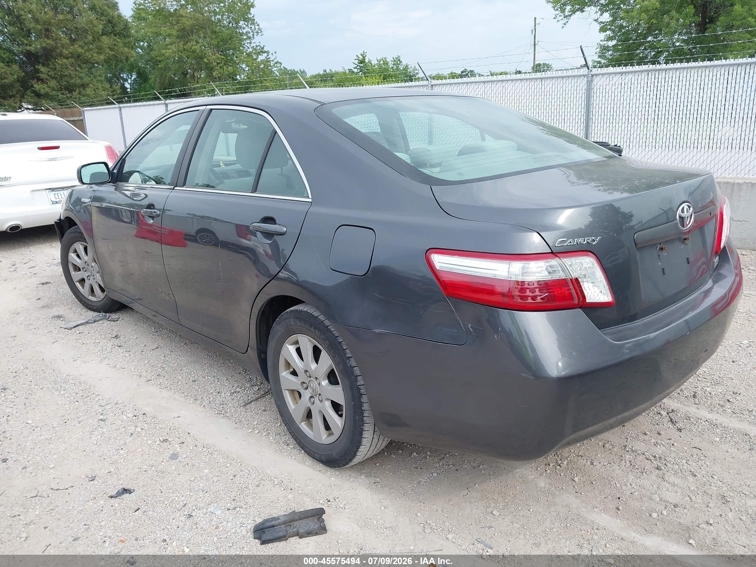 2007 Toyota Camry Hybrid Gray vin: 4T1BB46K37U015996