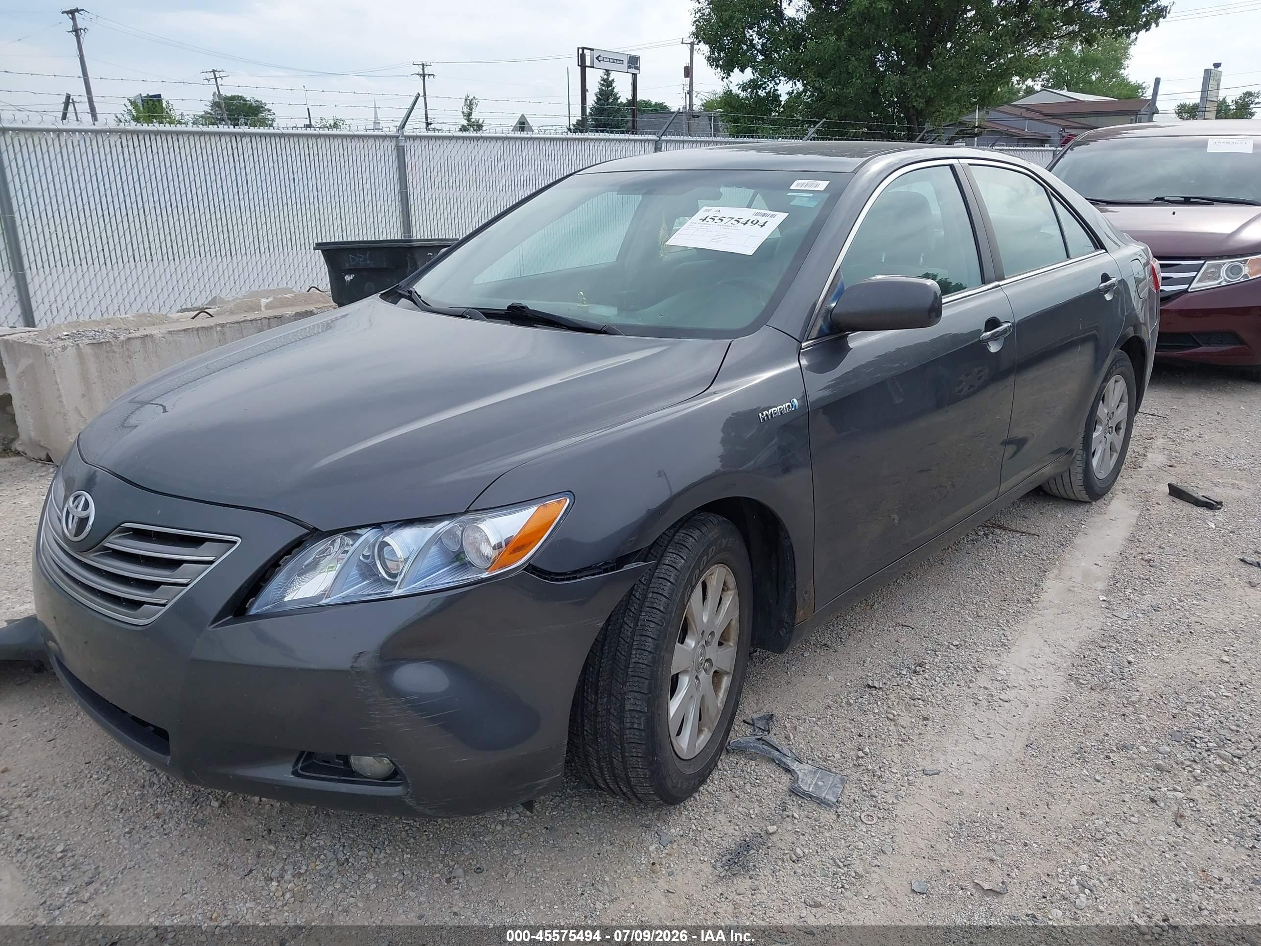 2007 Toyota Camry Hybrid Gray vin: 4T1BB46K37U015996