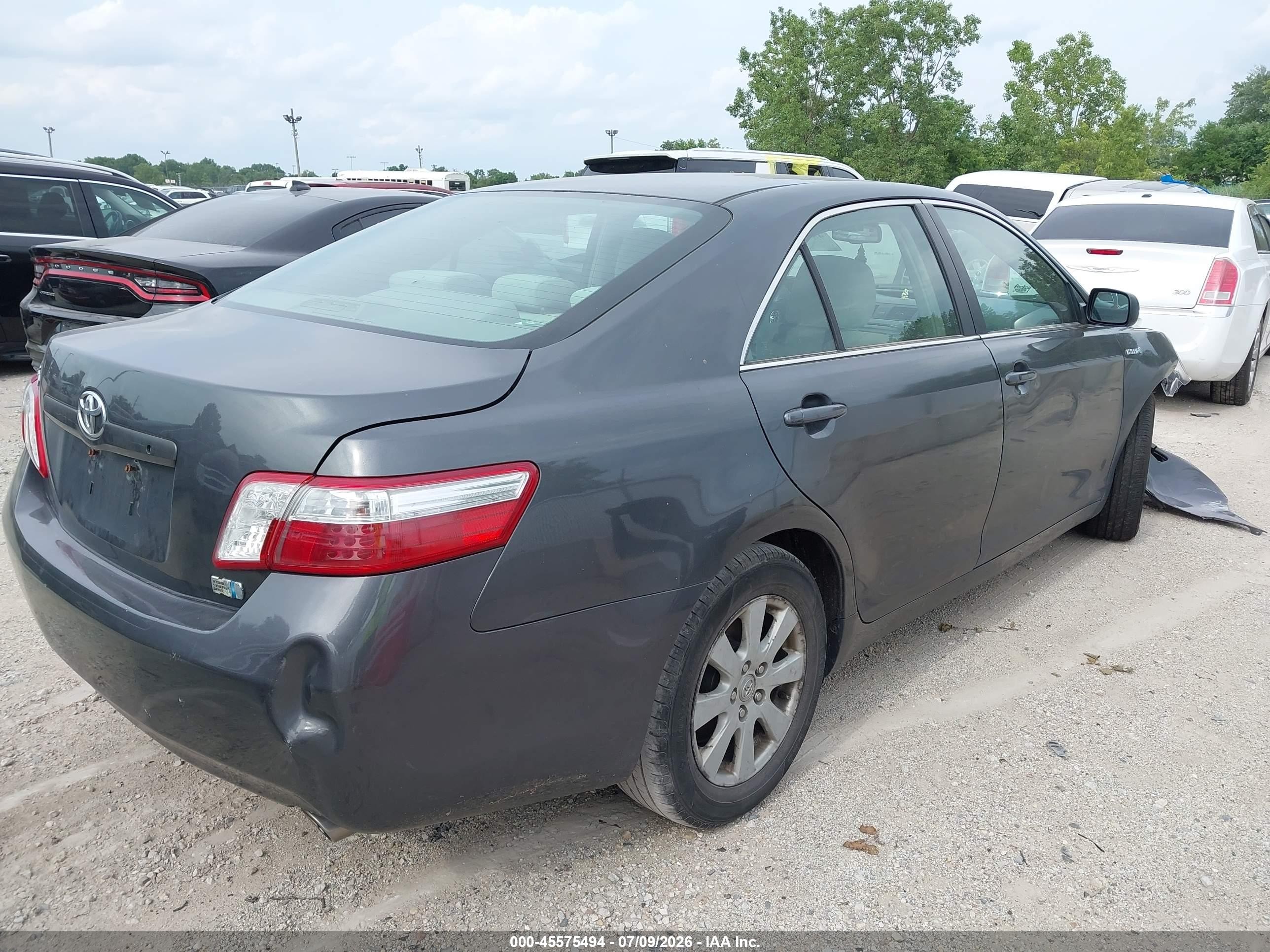 2007 Toyota Camry Hybrid Gray vin: 4T1BB46K37U015996