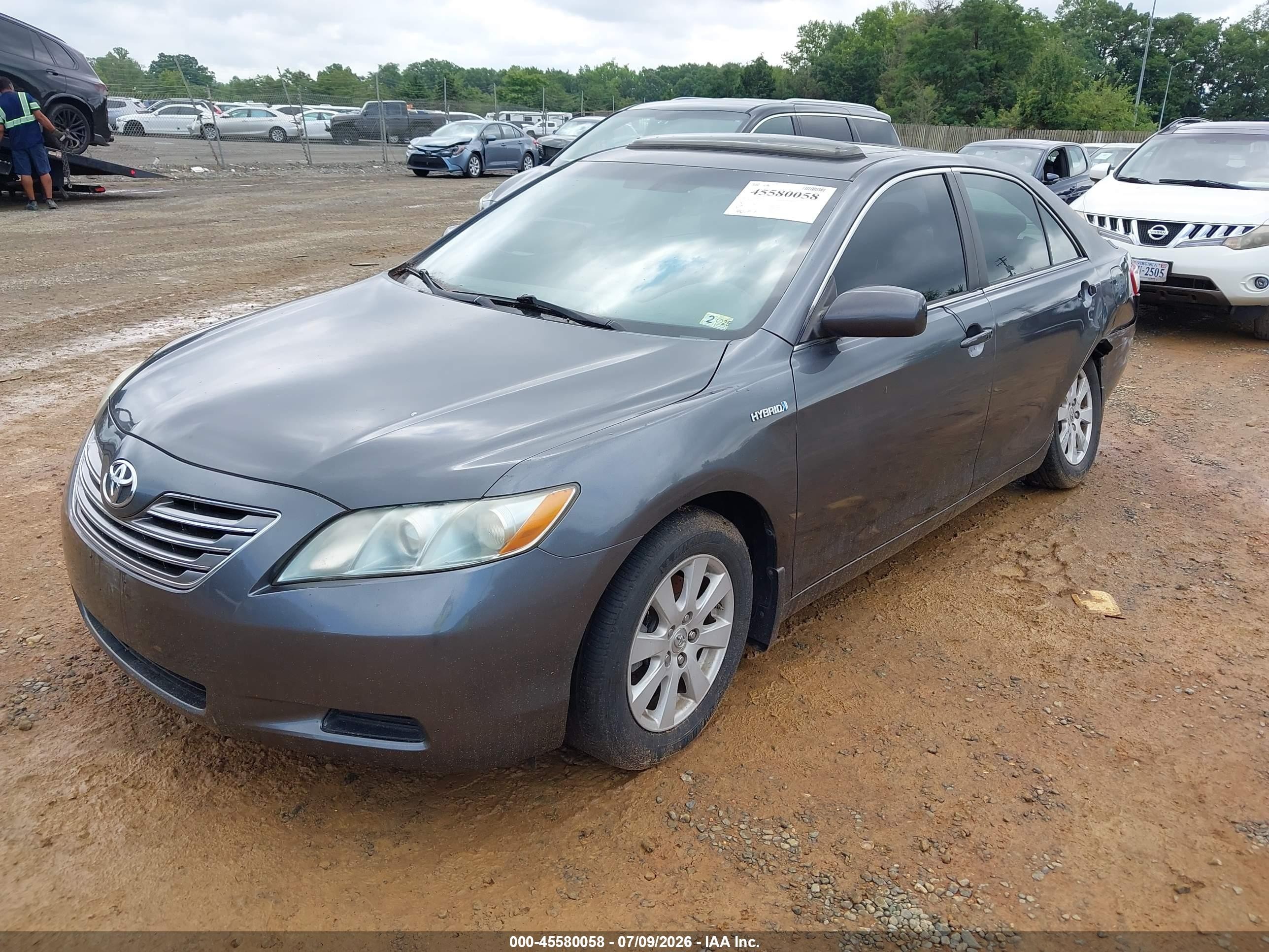 2007 Toyota Camry Hybrid   Gray vin: 4T1BB46K37U022334