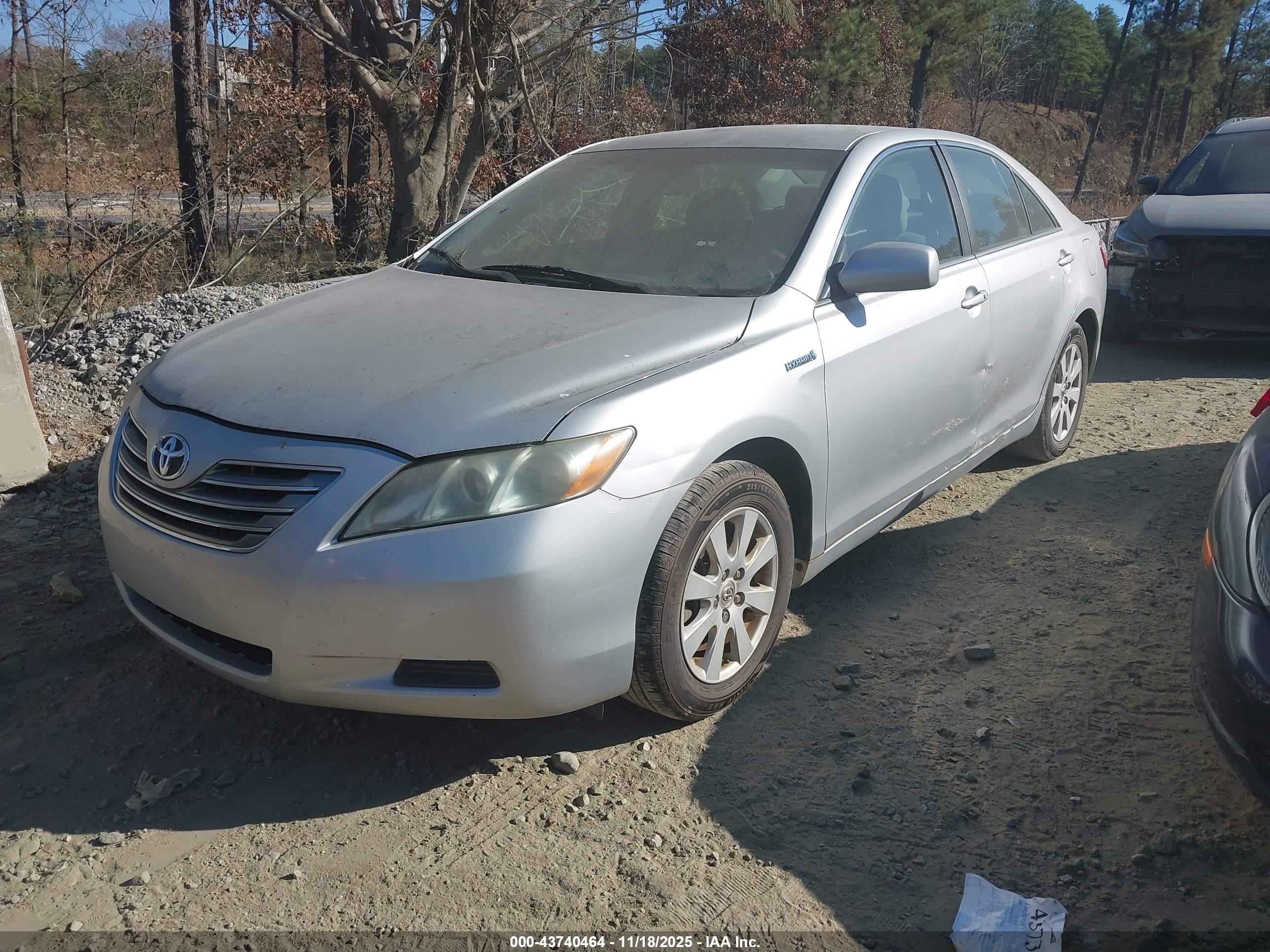 2007 Toyota Camry Hybrid   Silver vin: 4T1BB46K37U027937