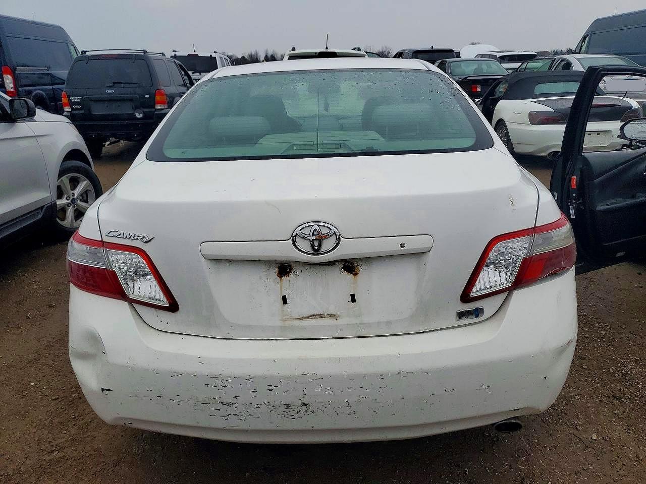 2008 Toyota Camry Hybrid Base White vin: 4T1BB46K38U034954