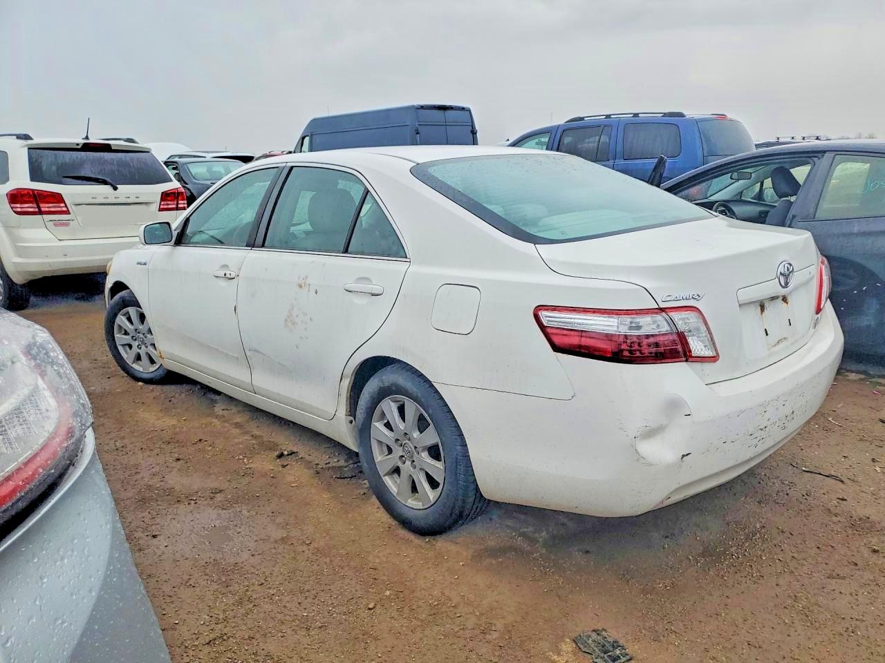 2008 Toyota Camry Hybrid Base White vin: 4T1BB46K38U034954