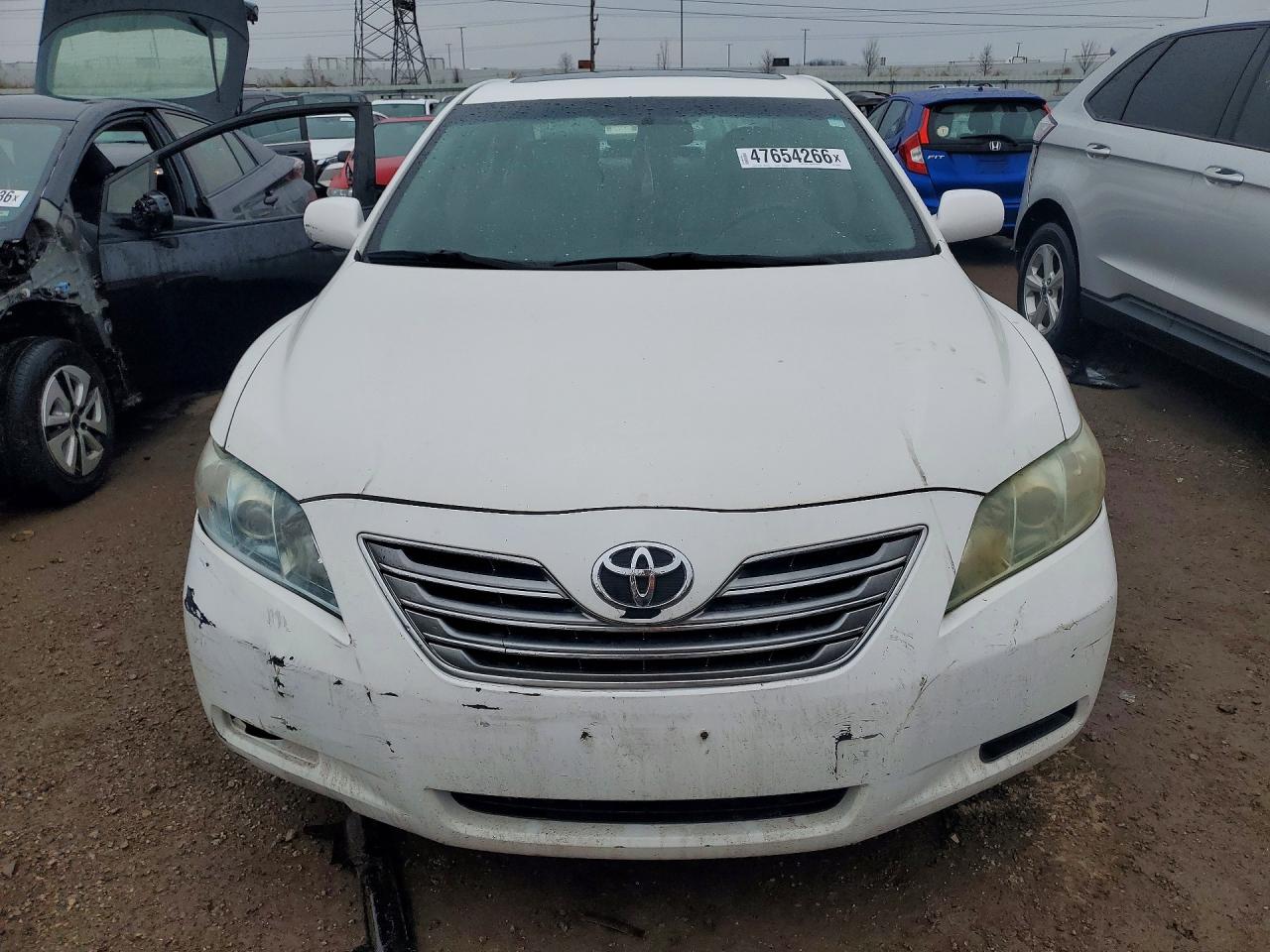 2008 Toyota Camry Hybrid Base White vin: 4T1BB46K38U034954