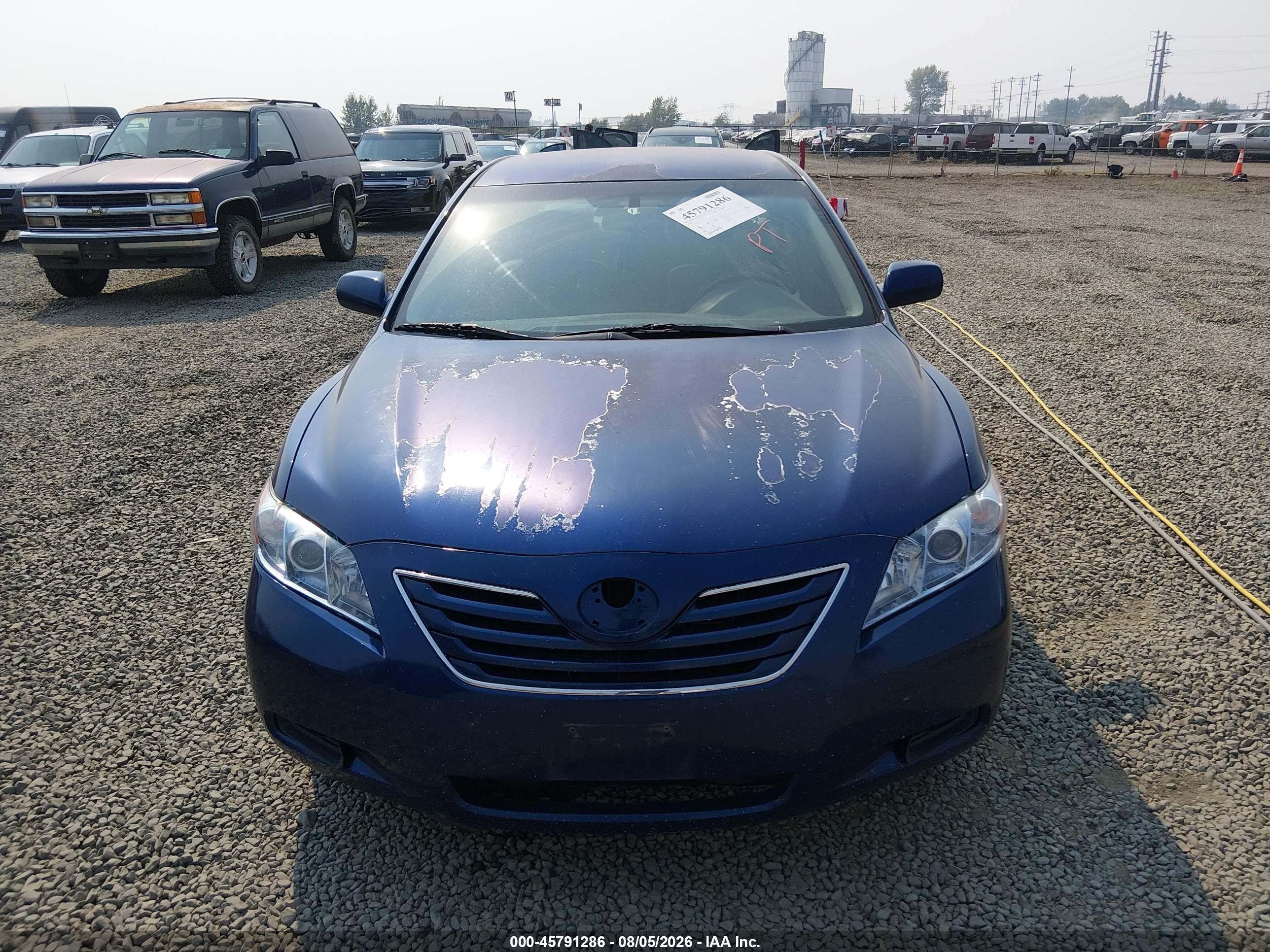 2008 Toyota Camry Hybrid   Blue vin: 4T1BB46K38U037451