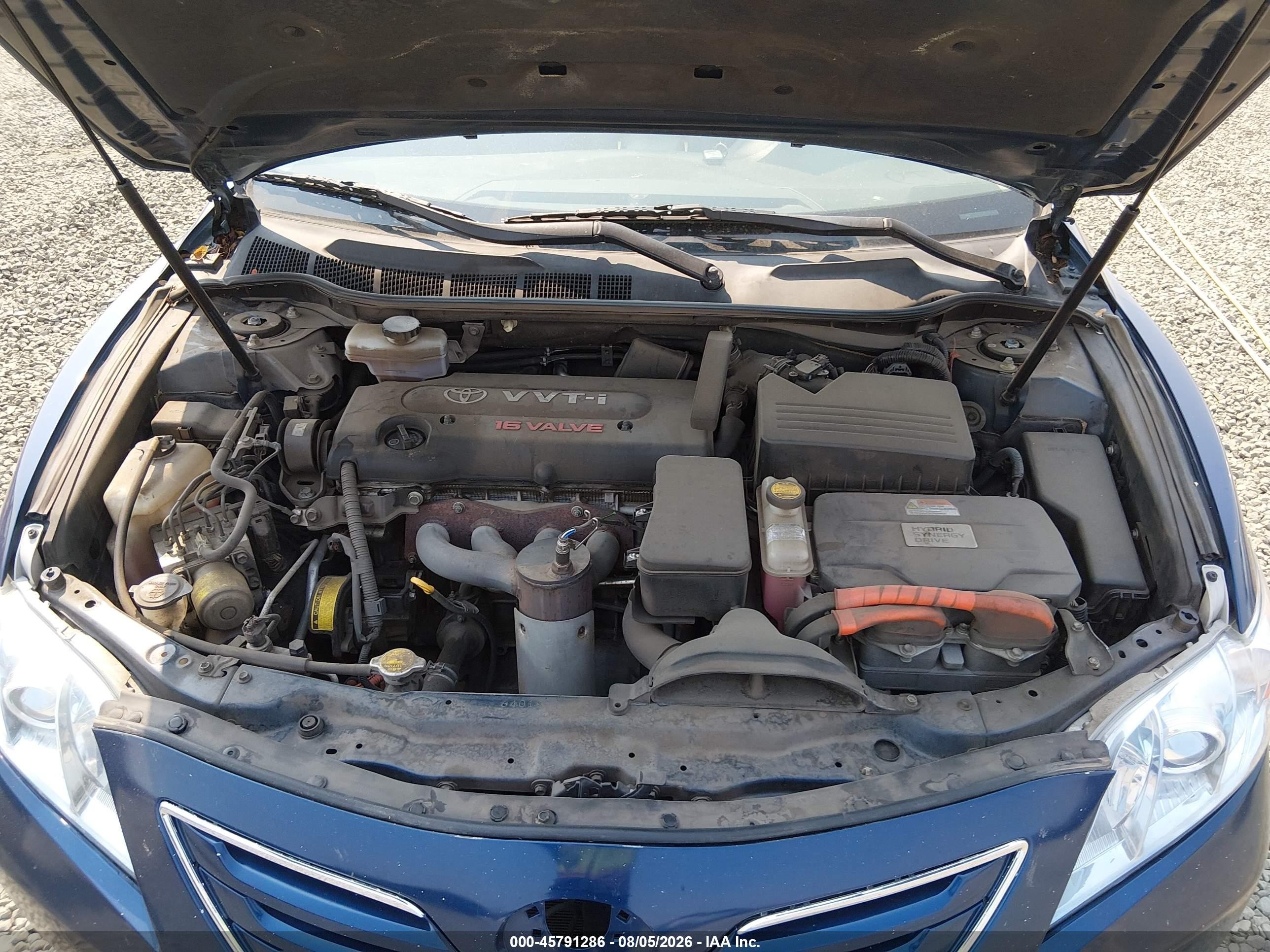 2008 Toyota Camry Hybrid   Blue vin: 4T1BB46K38U037451