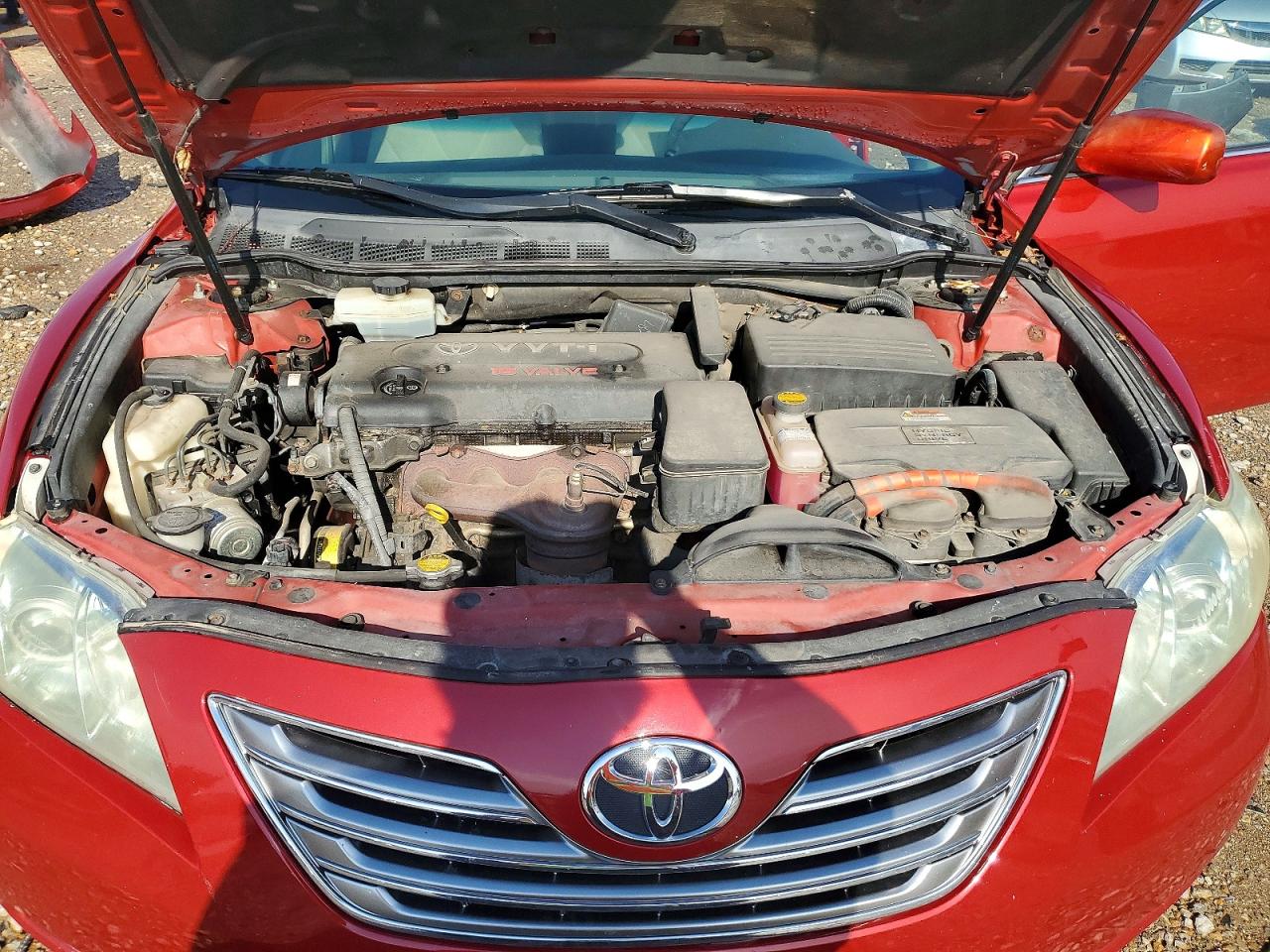 2008 Toyota Camry Hybrid Red vin: 4T1BB46K38U045324