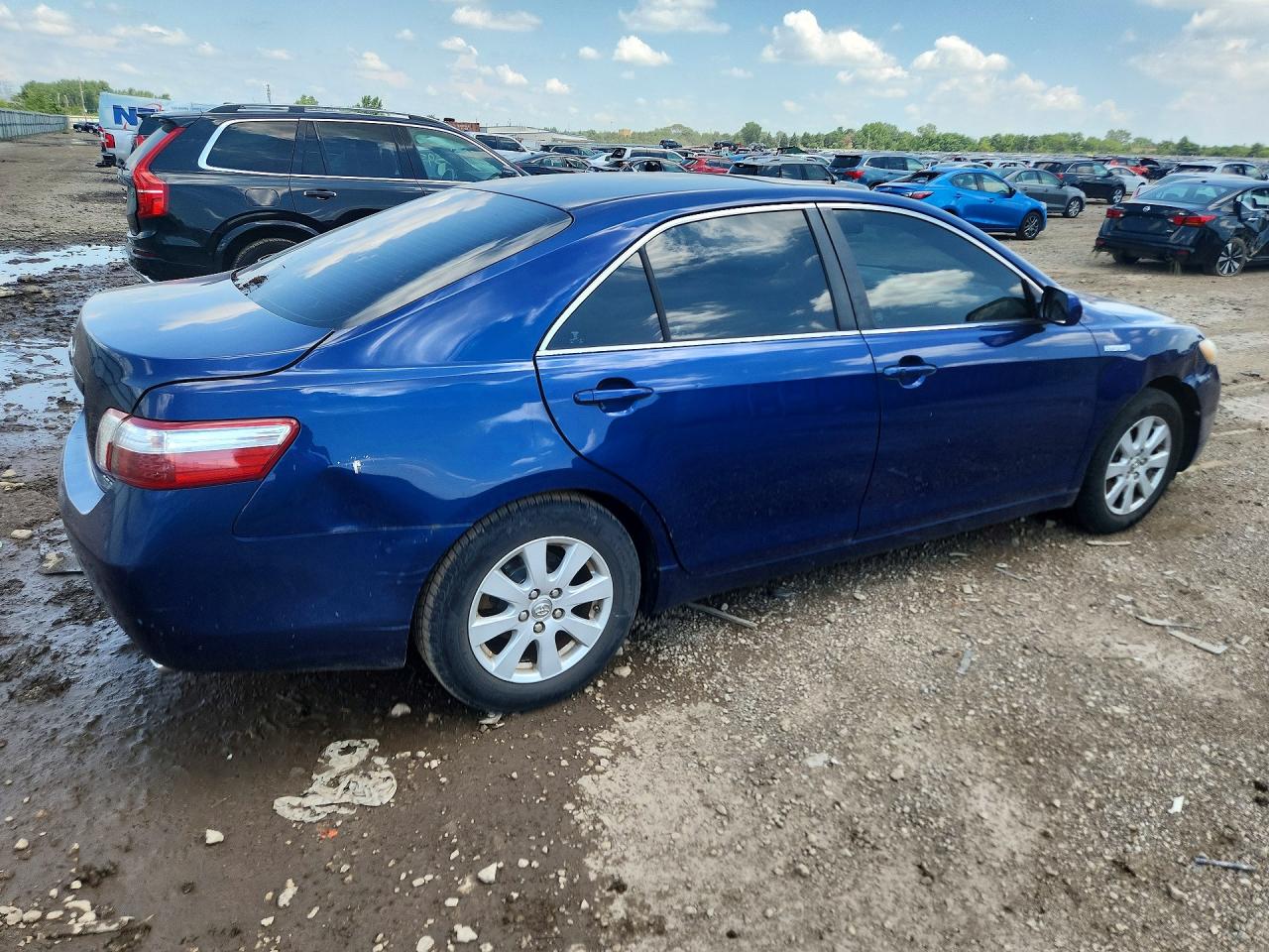 2008 Toyota Camry Hybrid Blue vin: 4T1BB46K38U046084