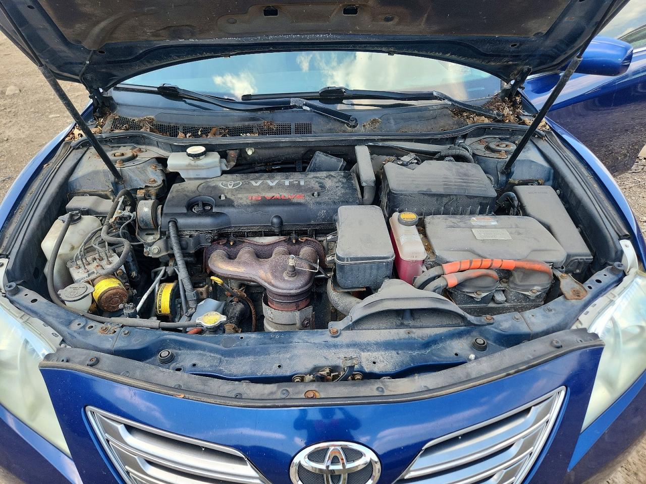 2008 Toyota Camry Hybrid Blue vin: 4T1BB46K38U046084