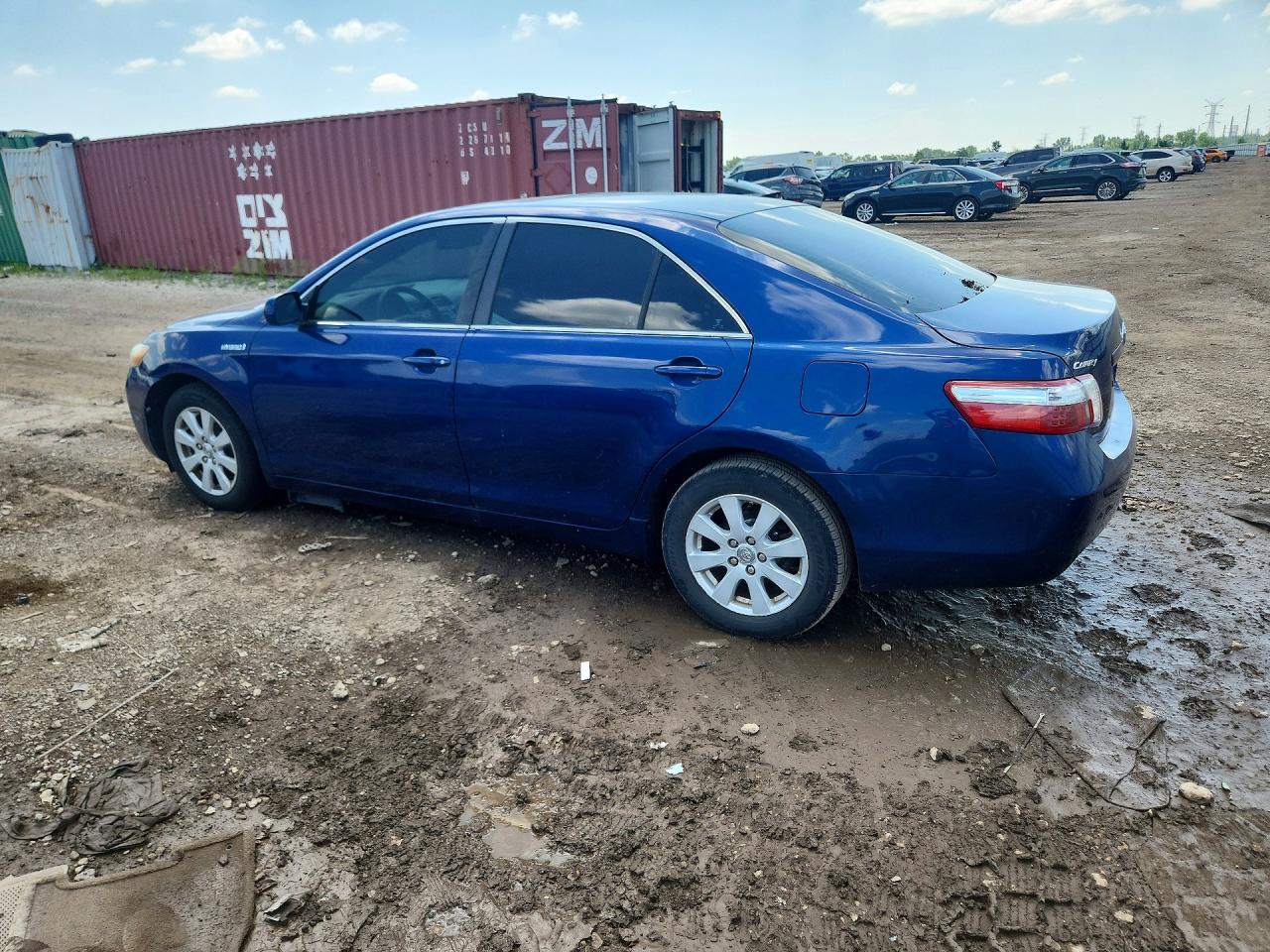 2008 Toyota Camry Hybrid Blue vin: 4T1BB46K38U046084