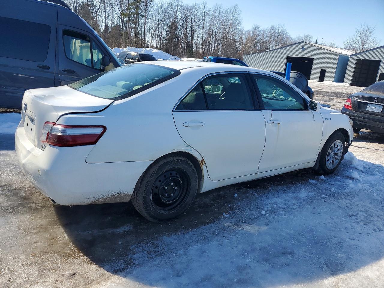 2008 Toyota Camry Hybrid Base White vin: 4T1BB46K38U062205