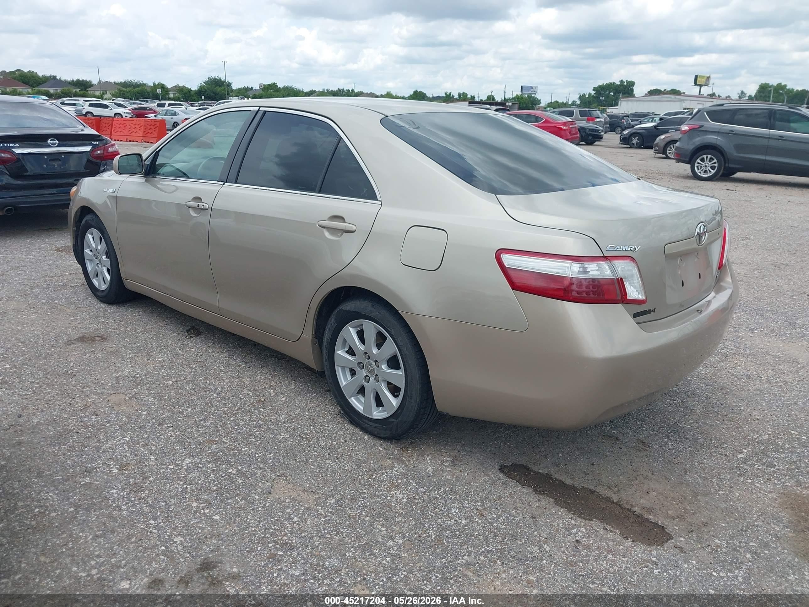2008 Toyota Camry Hybrid   Beige vin: 4T1BB46K38U062415
