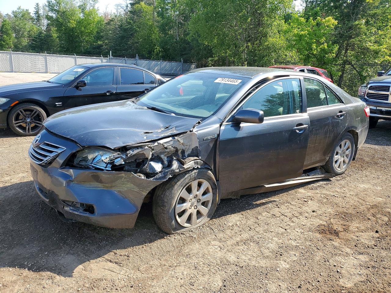 2009 Toyota Camry Hybrid Серый vin: 4T1BB46K39U072556