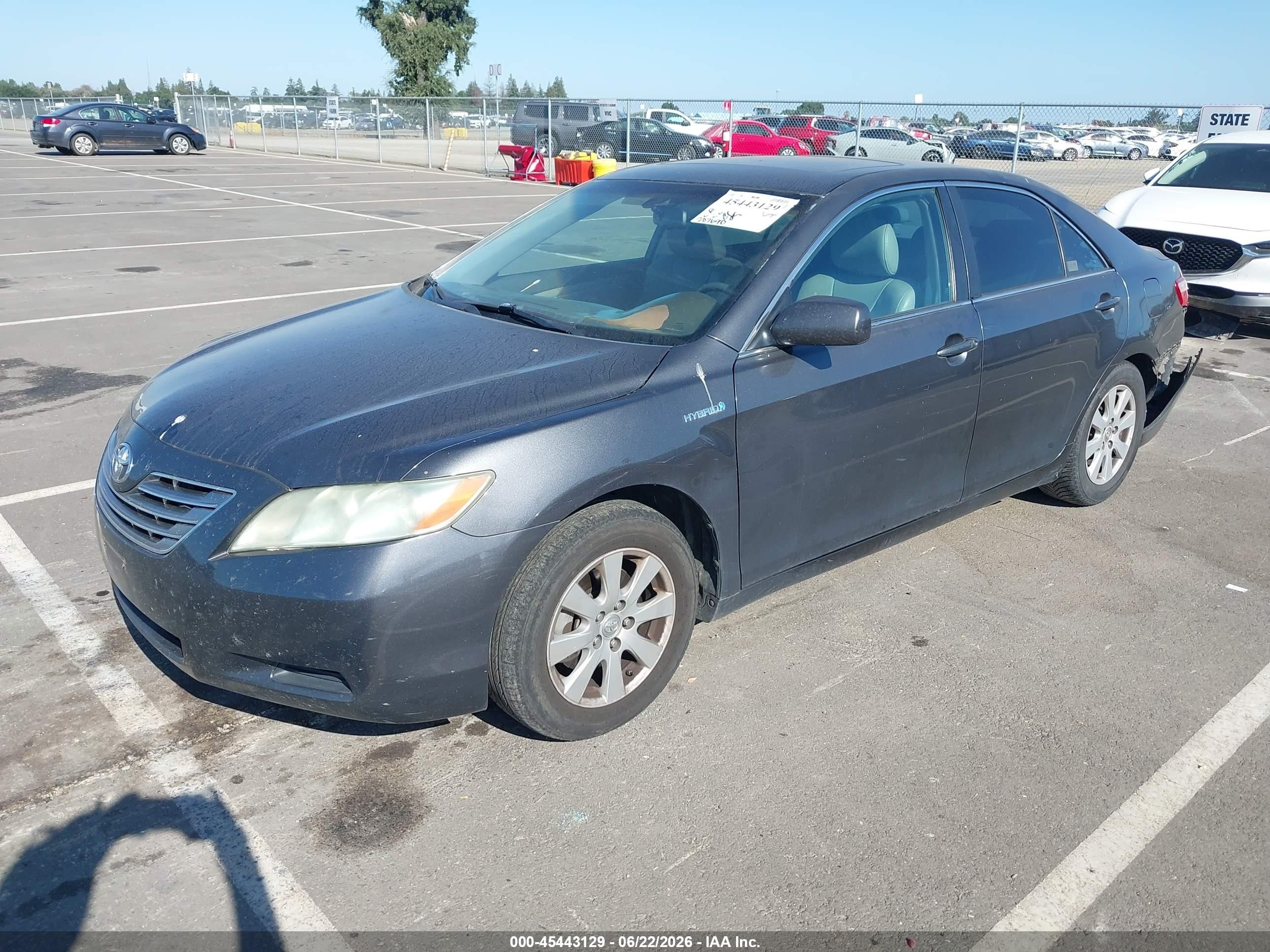 2009 Toyota Camry Hybrid   Gray vin: 4T1BB46K39U074033