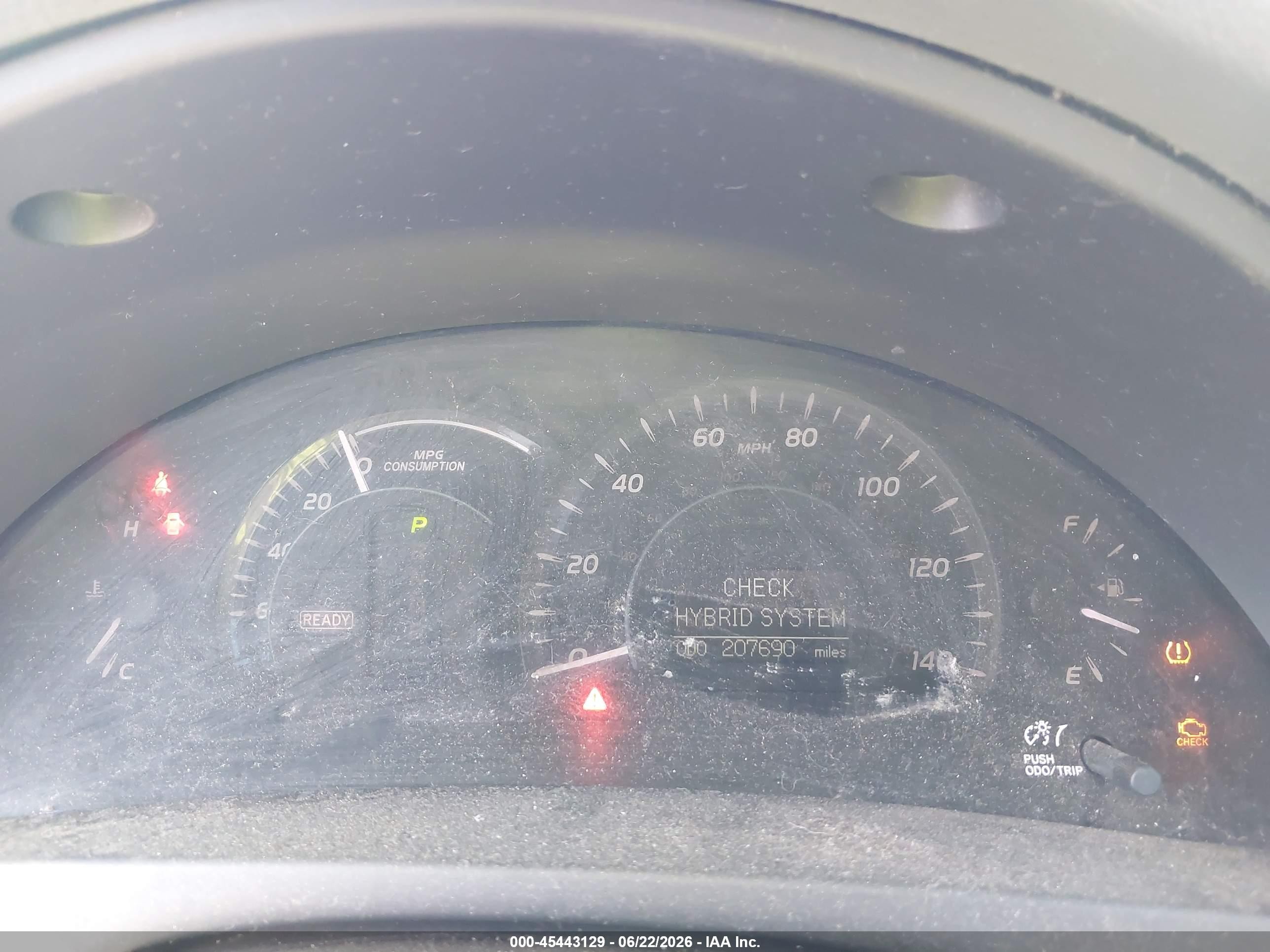2009 Toyota Camry Hybrid   Gray vin: 4T1BB46K39U074033