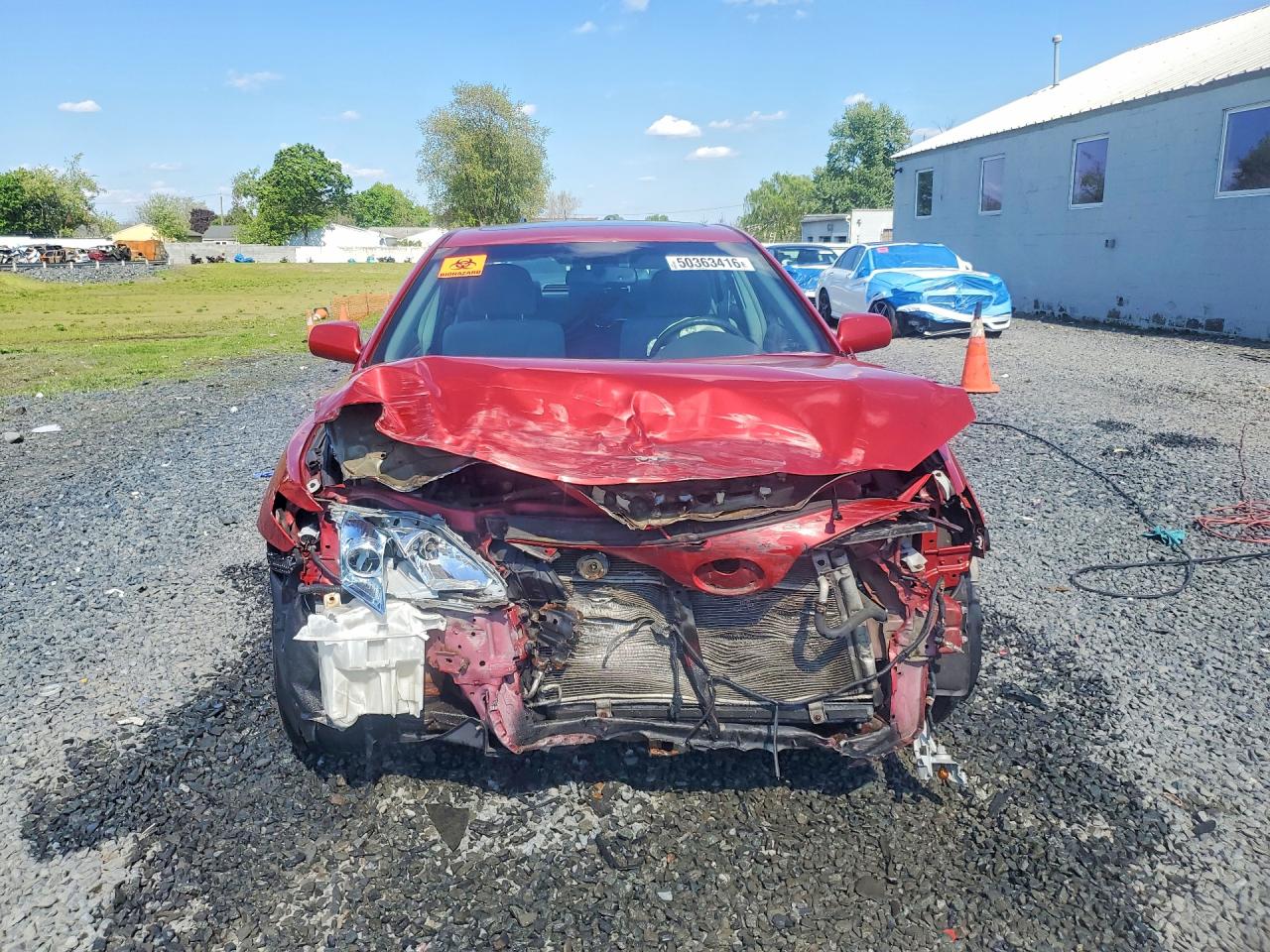 2009 Toyota Camry Hybrid Red vin: 4T1BB46K39U092712