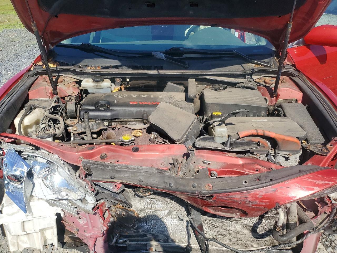 2009 Toyota Camry Hybrid Red vin: 4T1BB46K39U092712