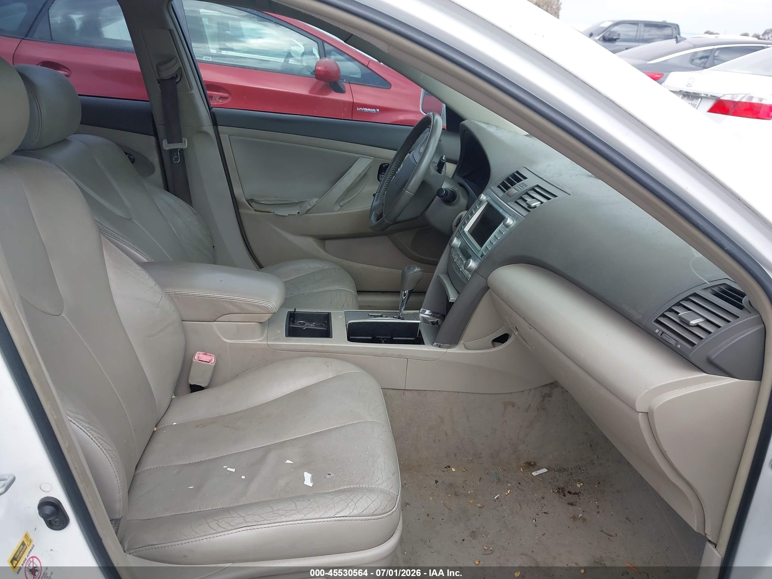 2007 Toyota Camry Hybrid   White vin: 4T1BB46K47U002187