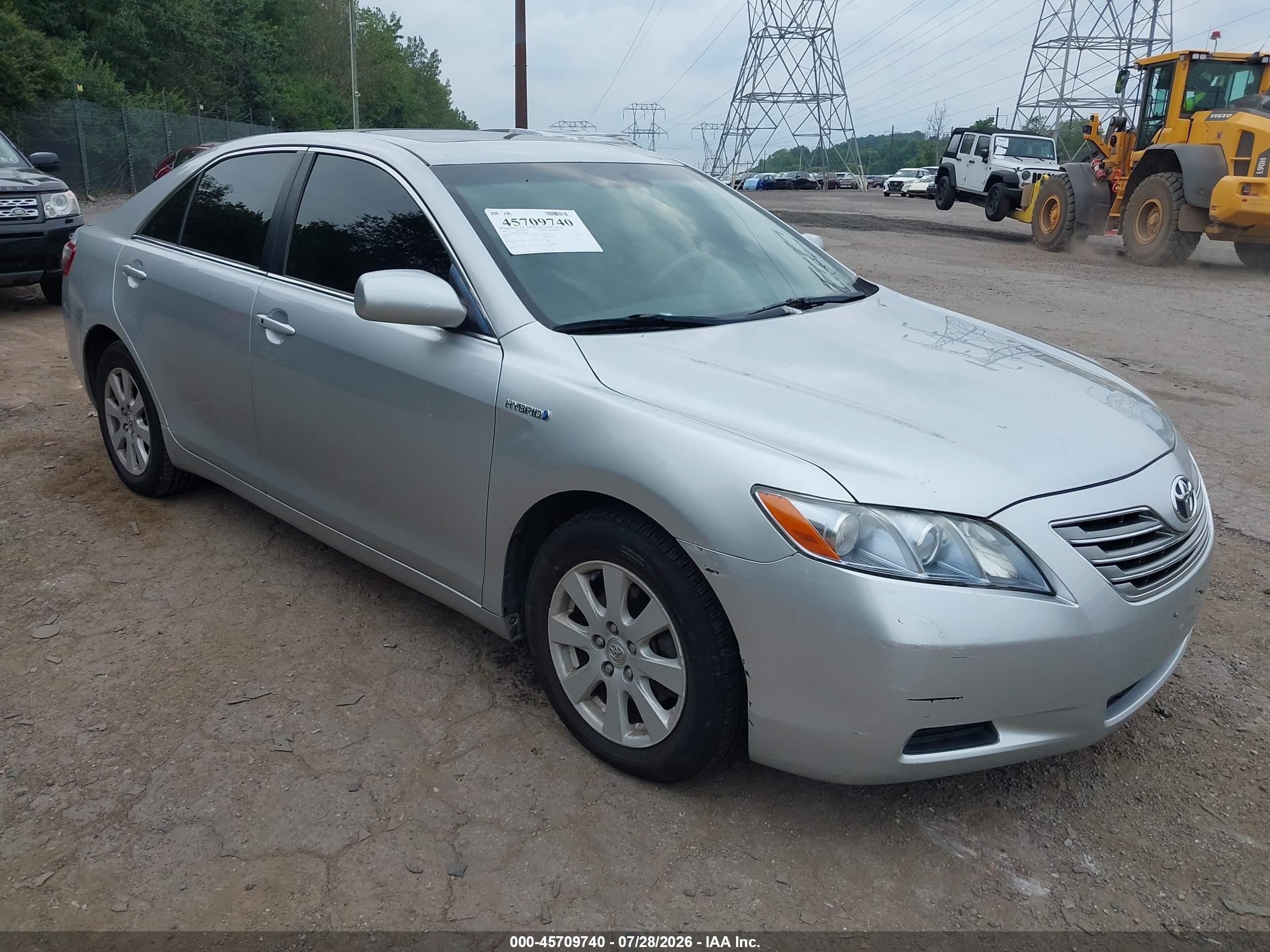 2007 Toyota Camry Hybrid   Gray vin: 4T1BB46K47U011648