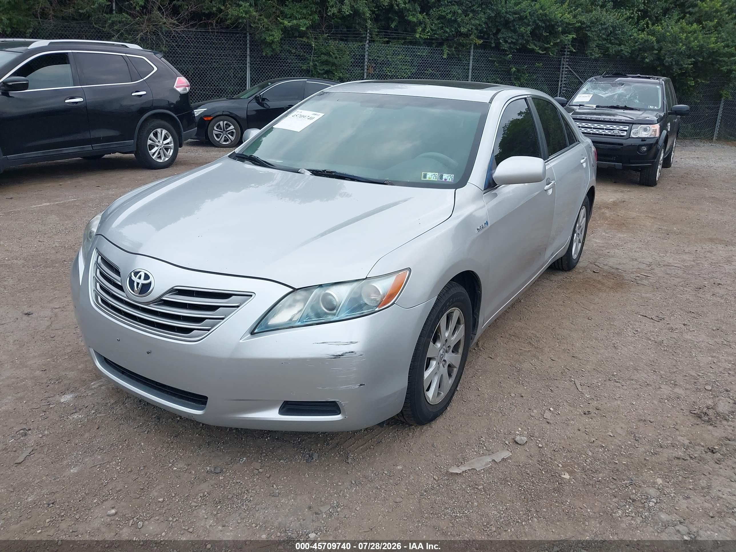 2007 Toyota Camry Hybrid   Gray vin: 4T1BB46K47U011648