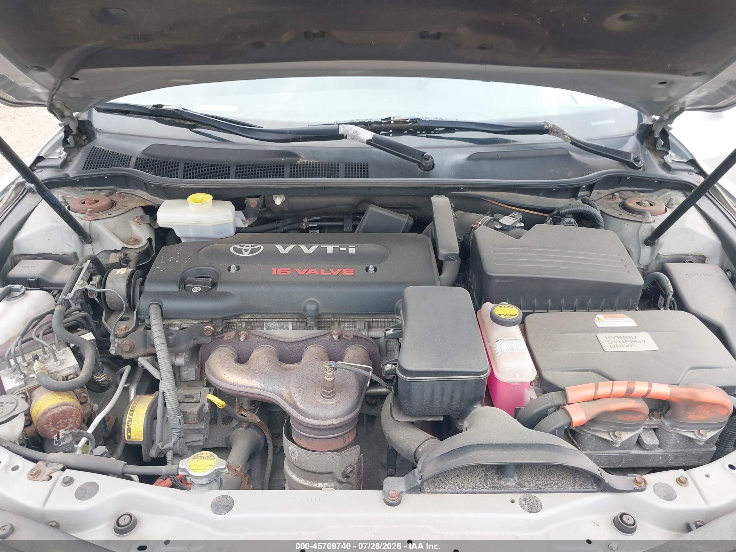 2007 Toyota Camry Hybrid   Gray vin: 4T1BB46K47U011648