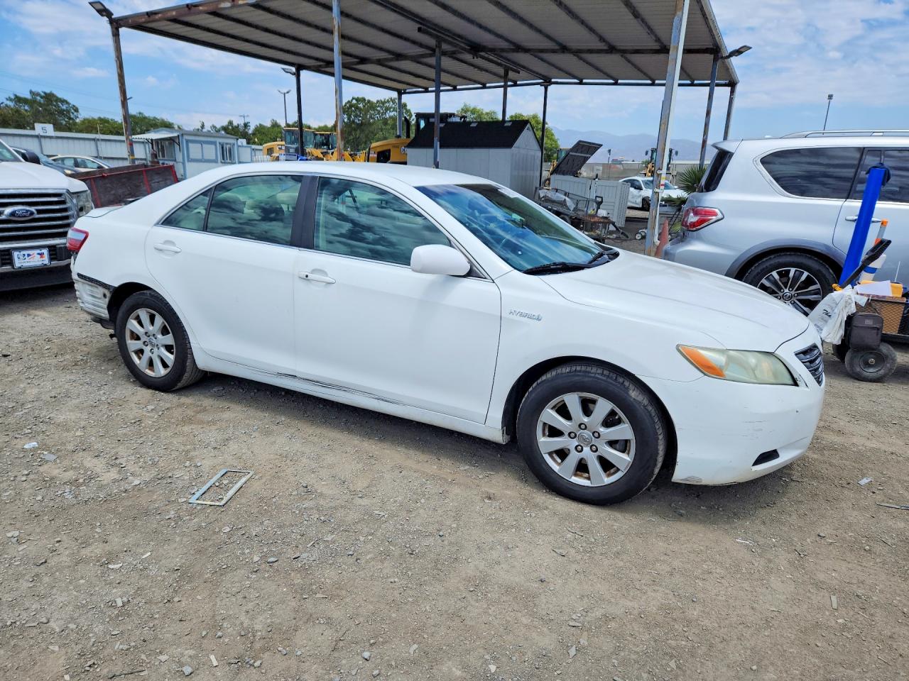 2007 Toyota Camry Hybrid White vin: 4T1BB46K47U011732
