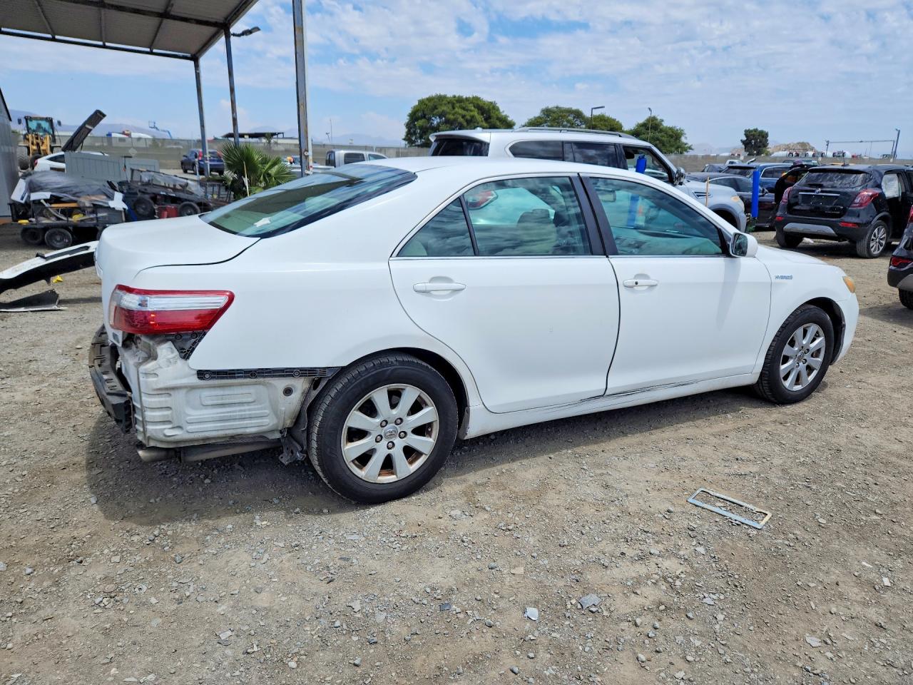 2007 Toyota Camry Hybrid White vin: 4T1BB46K47U011732