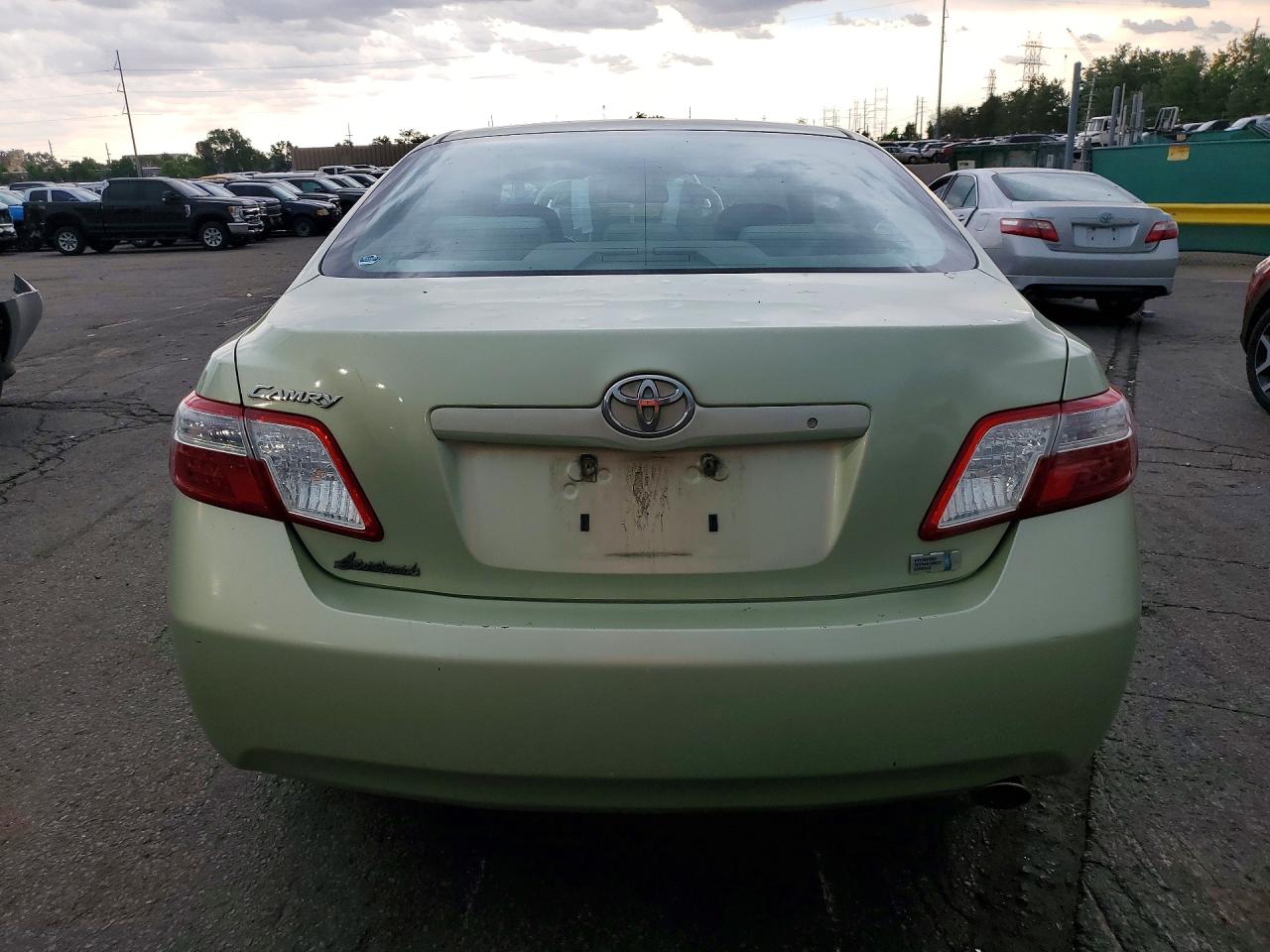 2007 Toyota Camry Hybrid Green vin: 4T1BB46K47U013514
