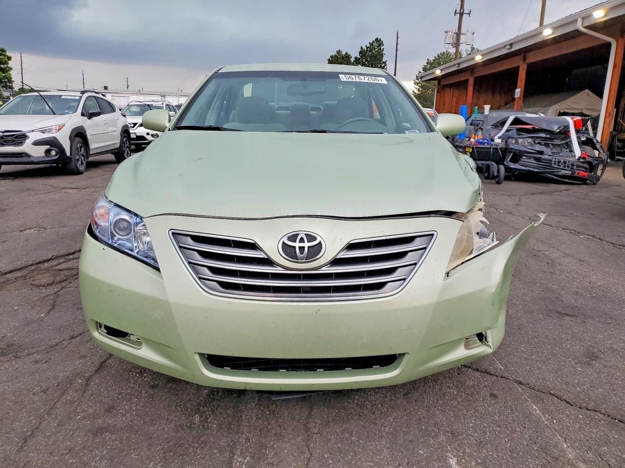 2007 Toyota Camry Hybrid Green vin: 4T1BB46K47U013514