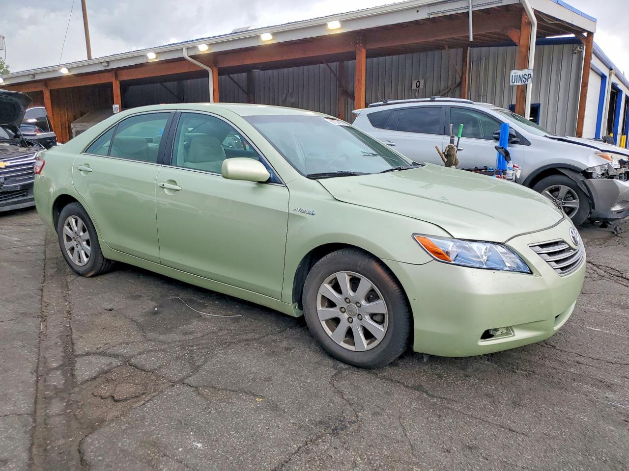 2007 Toyota Camry Hybrid Green vin: 4T1BB46K47U013514