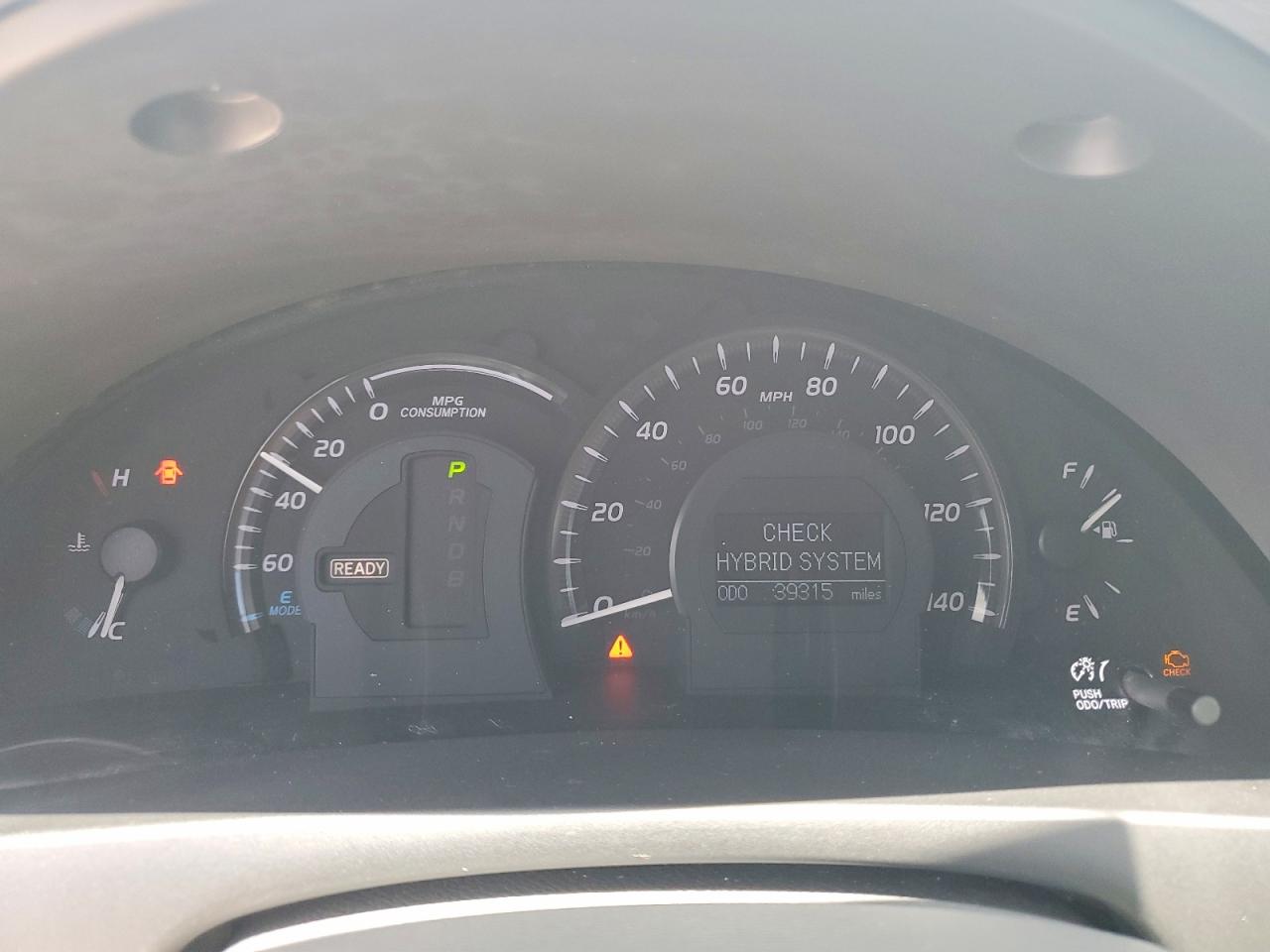 2007 Toyota Camry Hybrid Base White vin: 4T1BB46K47U024190