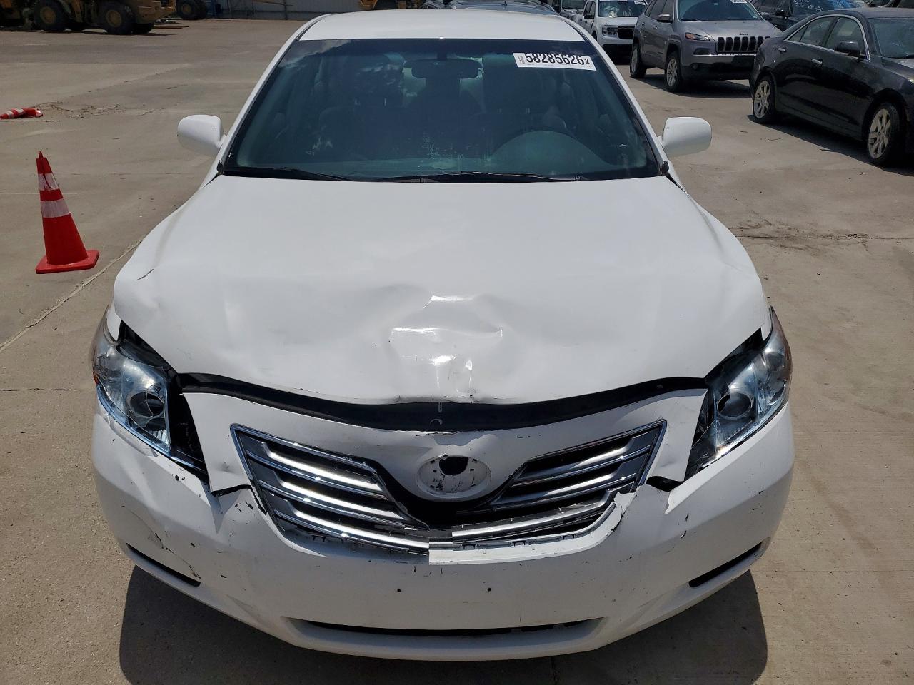 2007 Toyota Camry Hybrid Base White vin: 4T1BB46K47U024190