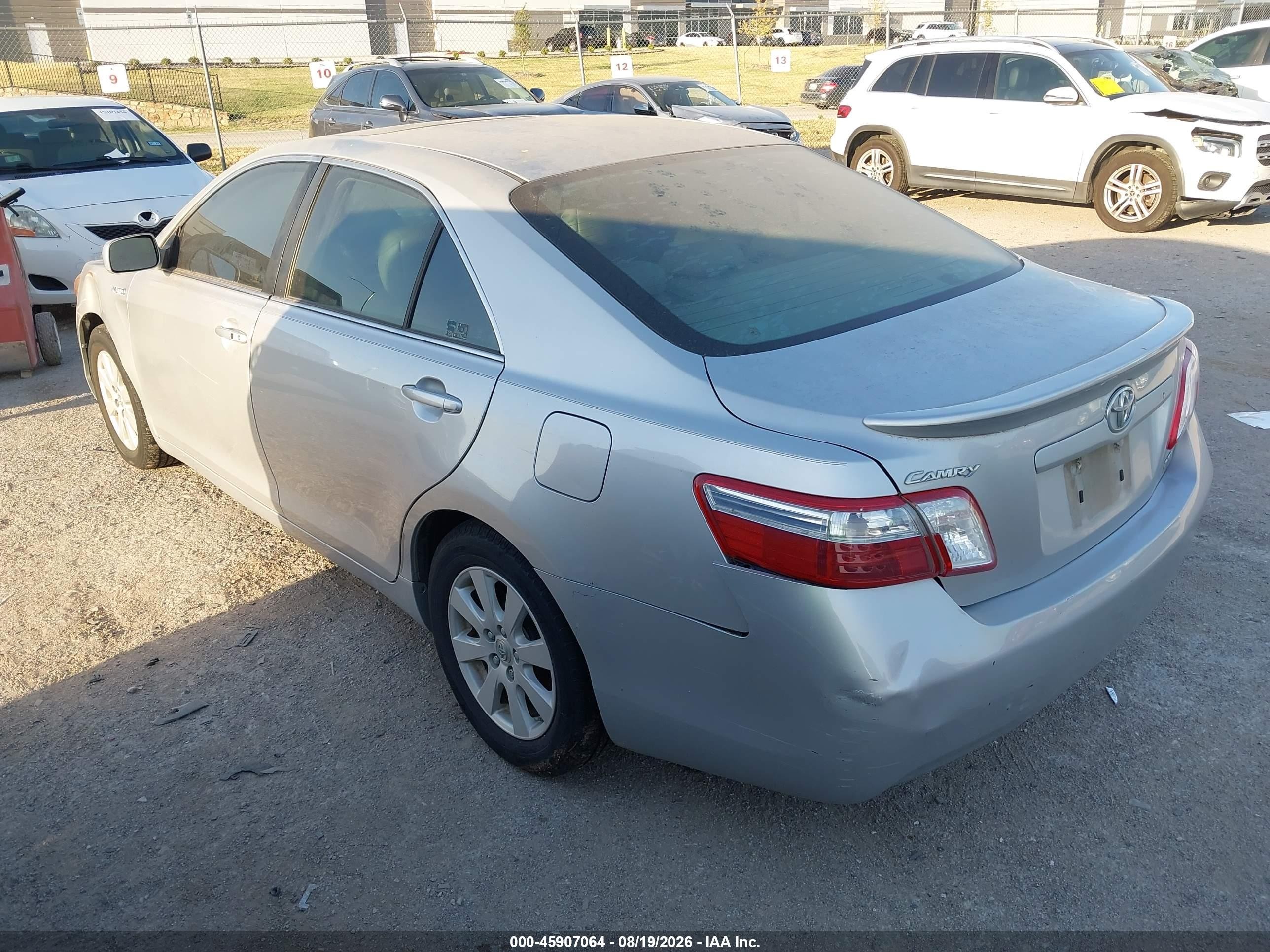 2007 Toyota Camry Hybrid   Silver vin: 4T1BB46K47U028210