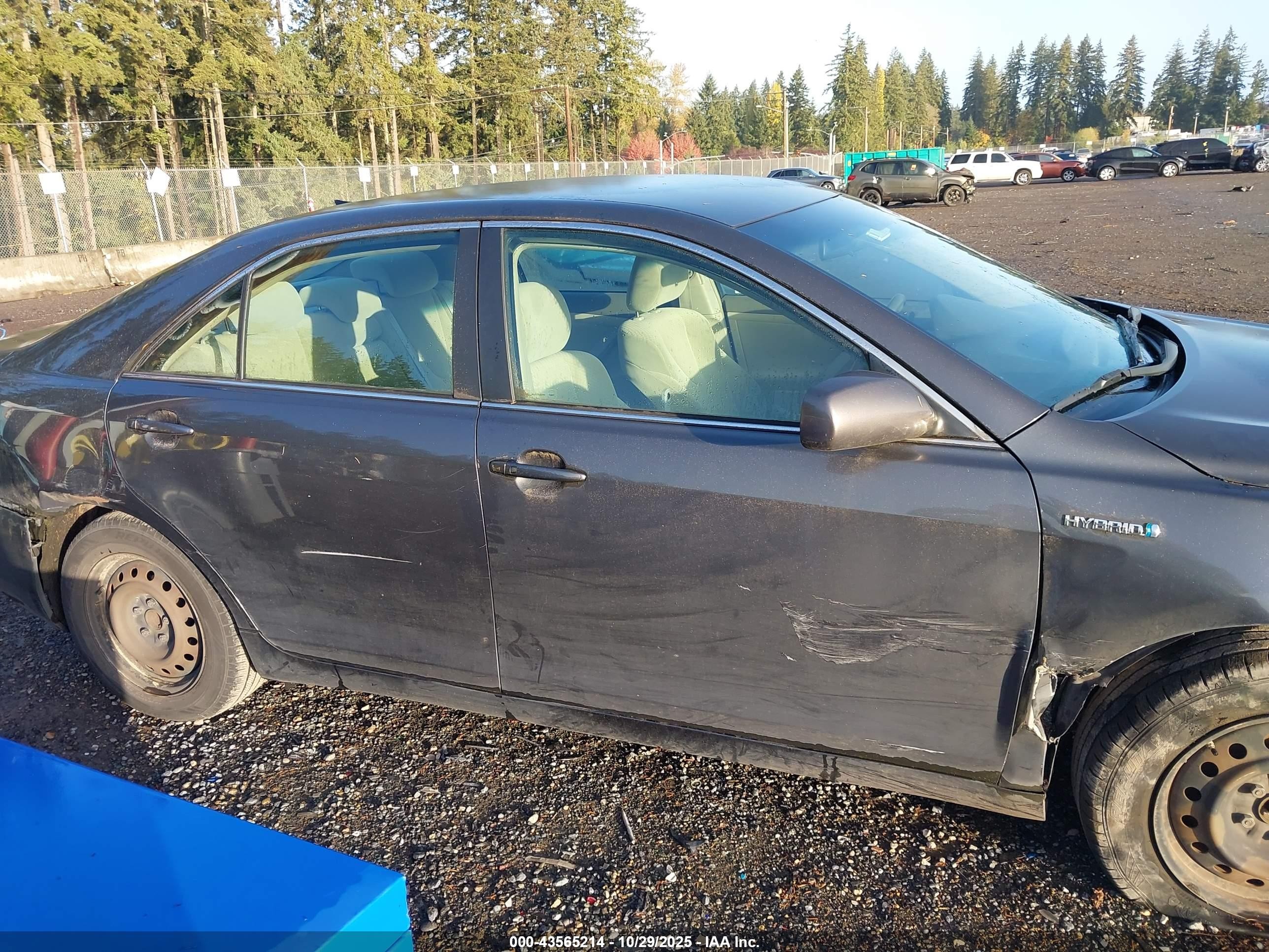 2008 Toyota Camry Hybrid   Gray vin: 4T1BB46K48U031044
