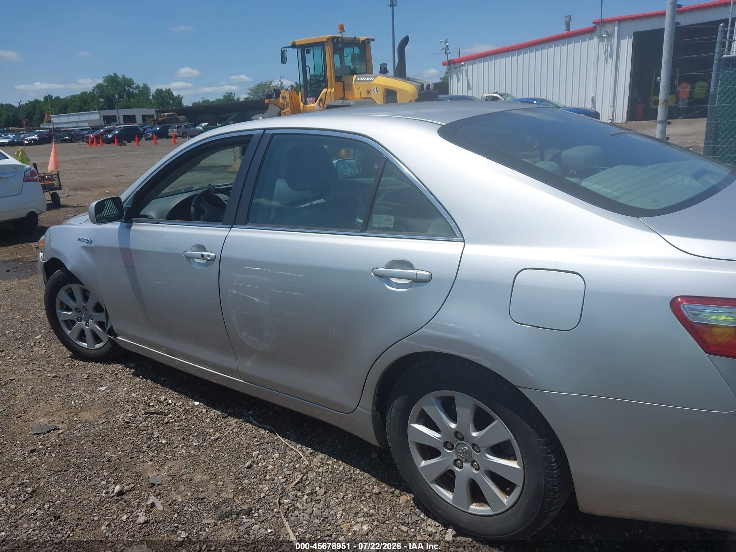 2008 Toyota Camry Hybrid Silver vin: 4T1BB46K48U031870