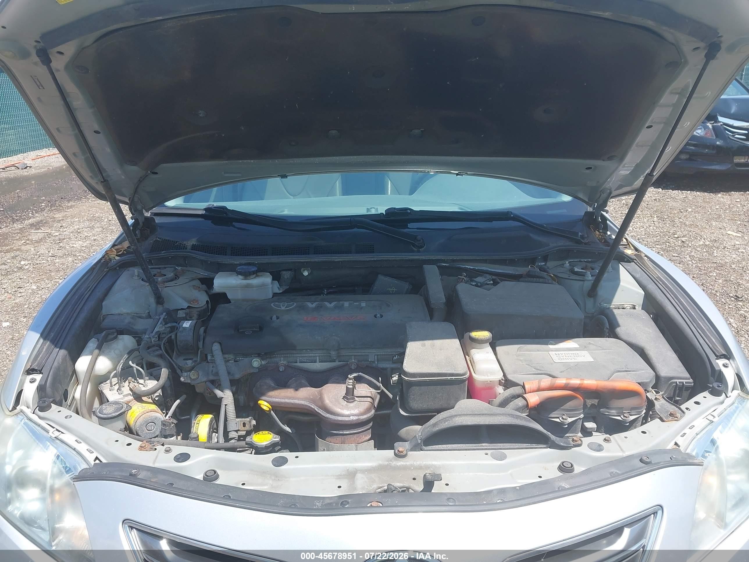 2008 Toyota Camry Hybrid Silver vin: 4T1BB46K48U031870