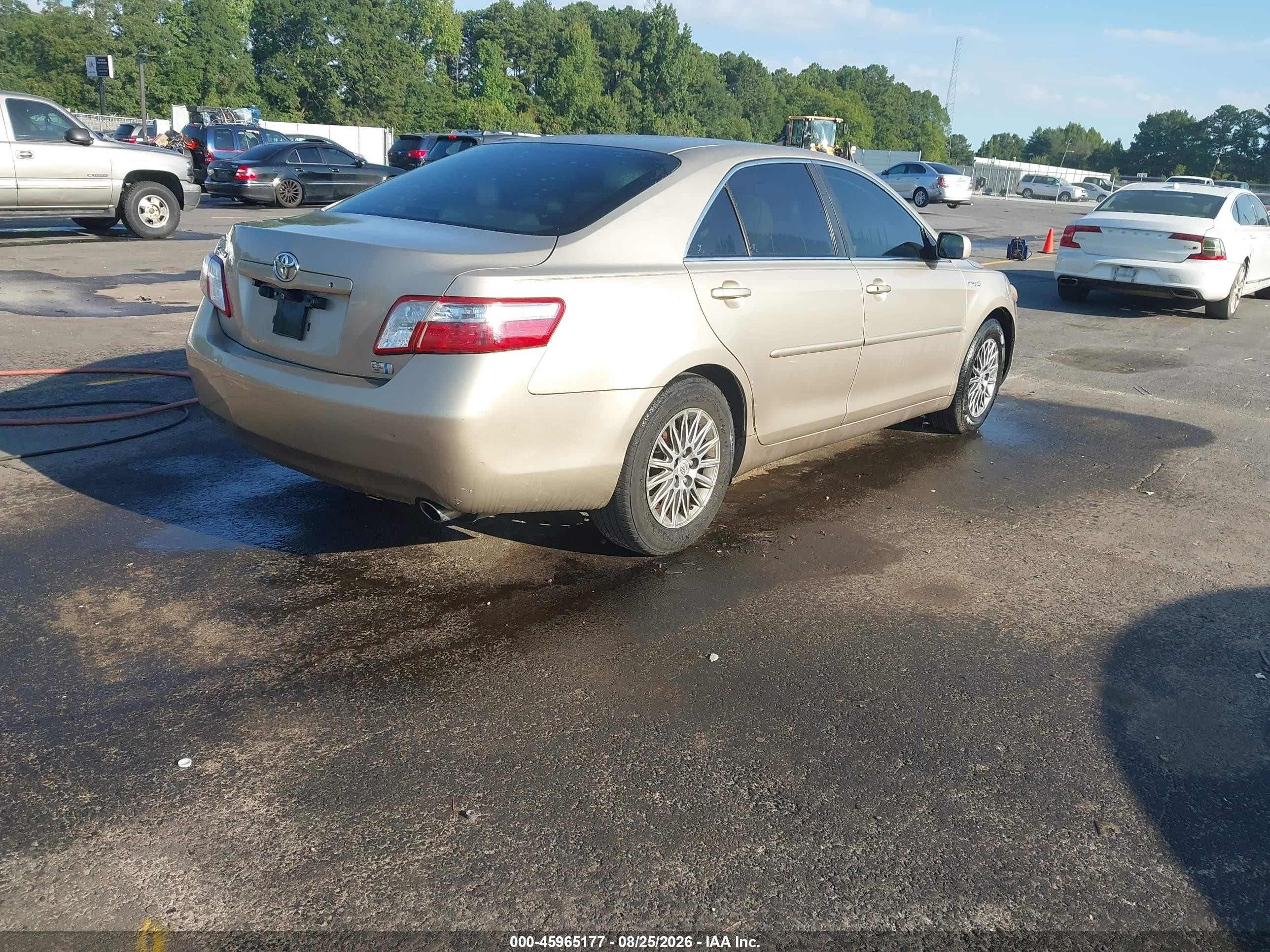 2008 Toyota Camry Hybrid   Gold vin: 4T1BB46K48U033571