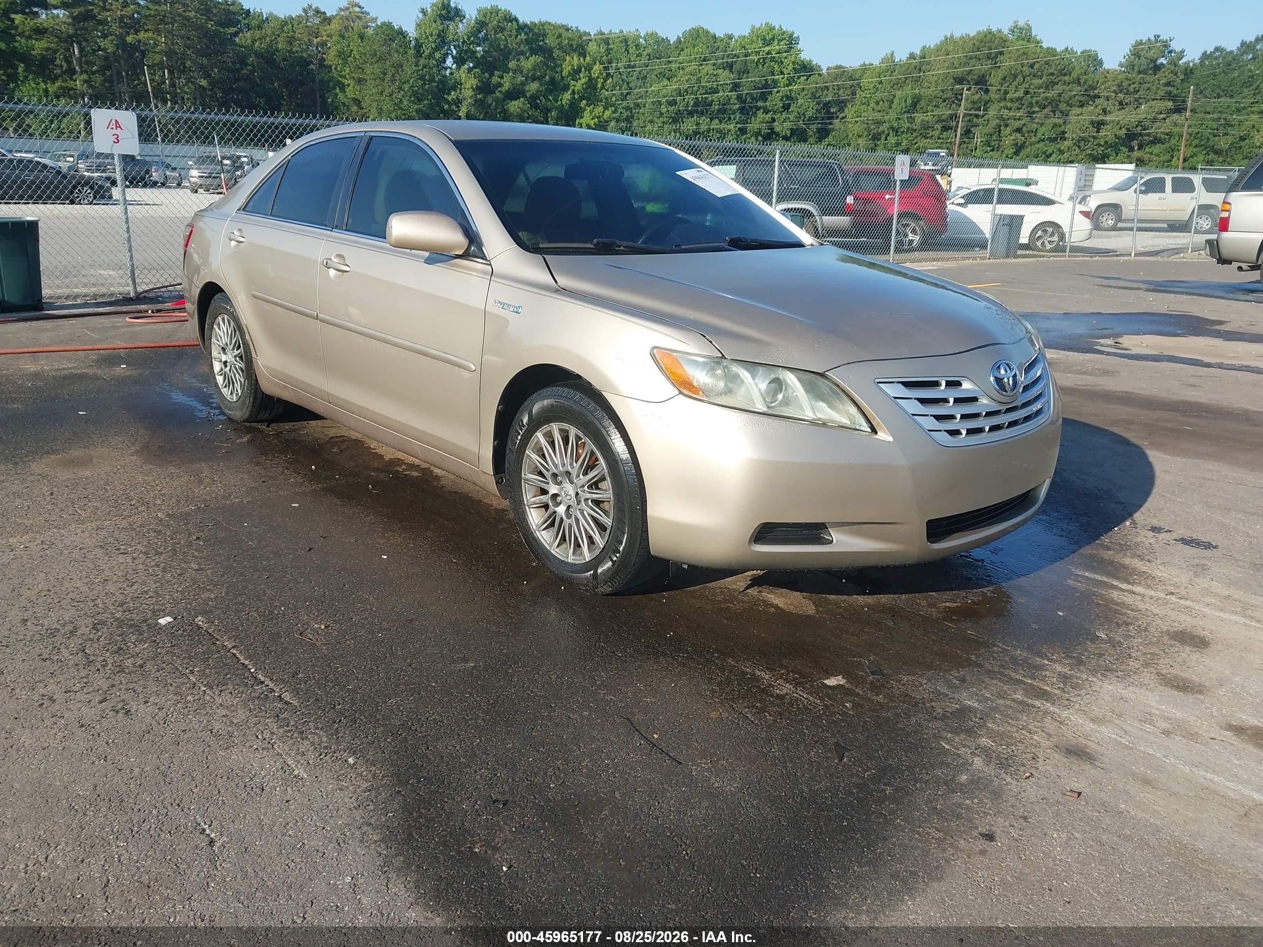 2008 Toyota Camry Hybrid   Gold vin: 4T1BB46K48U033571