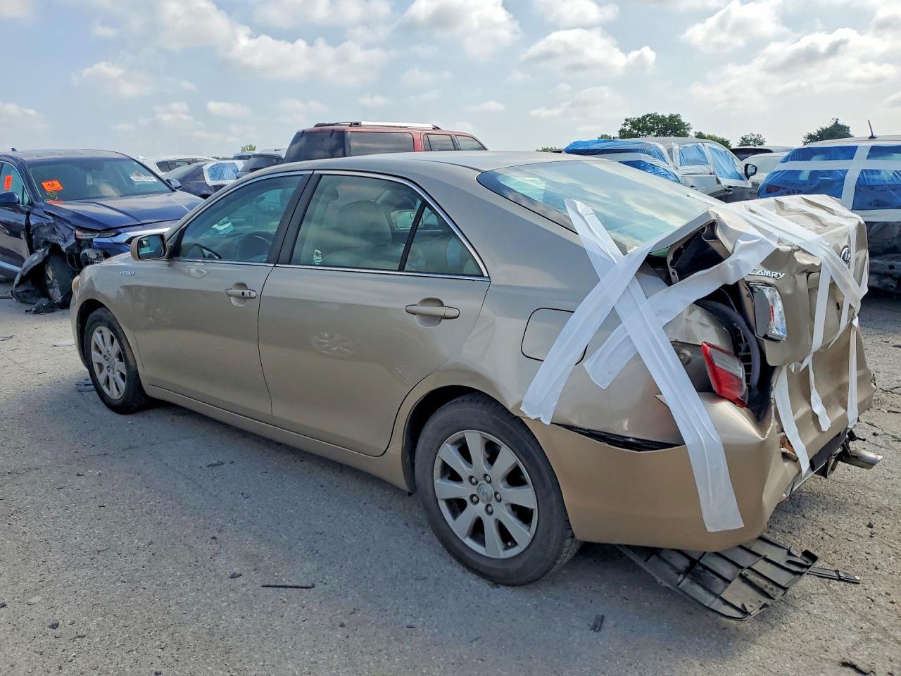 2008 Toyota Camry Hybrid Beige vin: 4T1BB46K48U056333